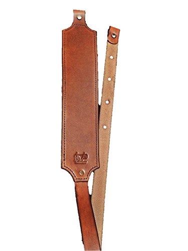 Premium Adjustable Leather Gun Sling - Handcrafted in USA - Comfortable Shoulder Support for Hunting, Shooting & Outdoor Adventures