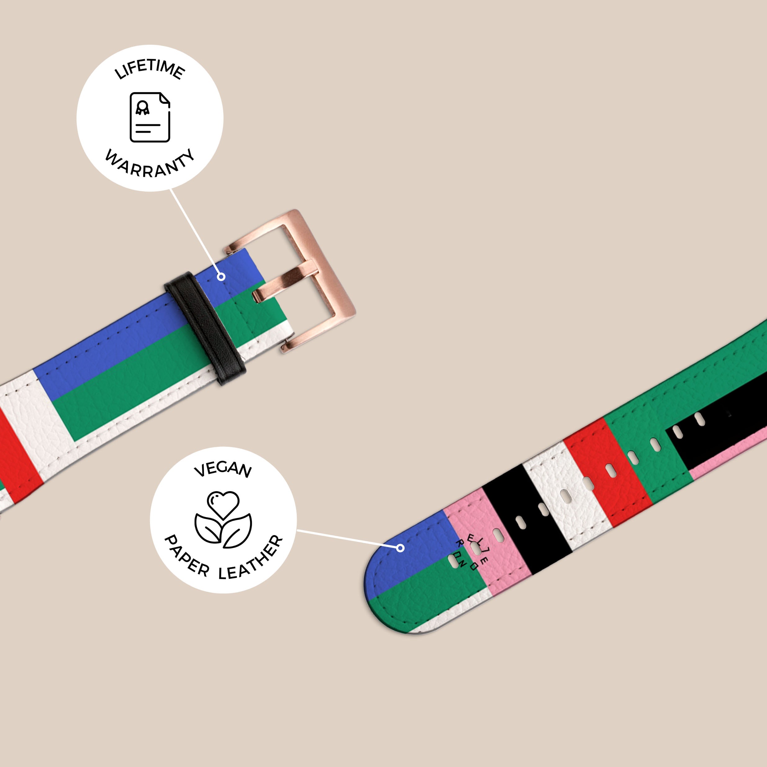 Premium Stripe Fusion Galaxy Watch Band - Durable & Stylish Replacement Strap for Samsung Galaxy Watch - Perfect for Workouts, Running & Everyday Wear
