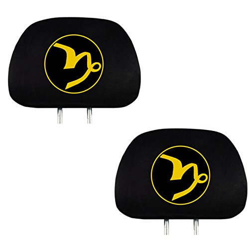 Yupbizauto Universal Interchangeable Zodiac Embroidery Car Seat Headrest Covers - Capricorn Symbol for Trucks, SUVs & Vehicles | Perfect Gift for Astrology Lovers & Car Enthusiasts