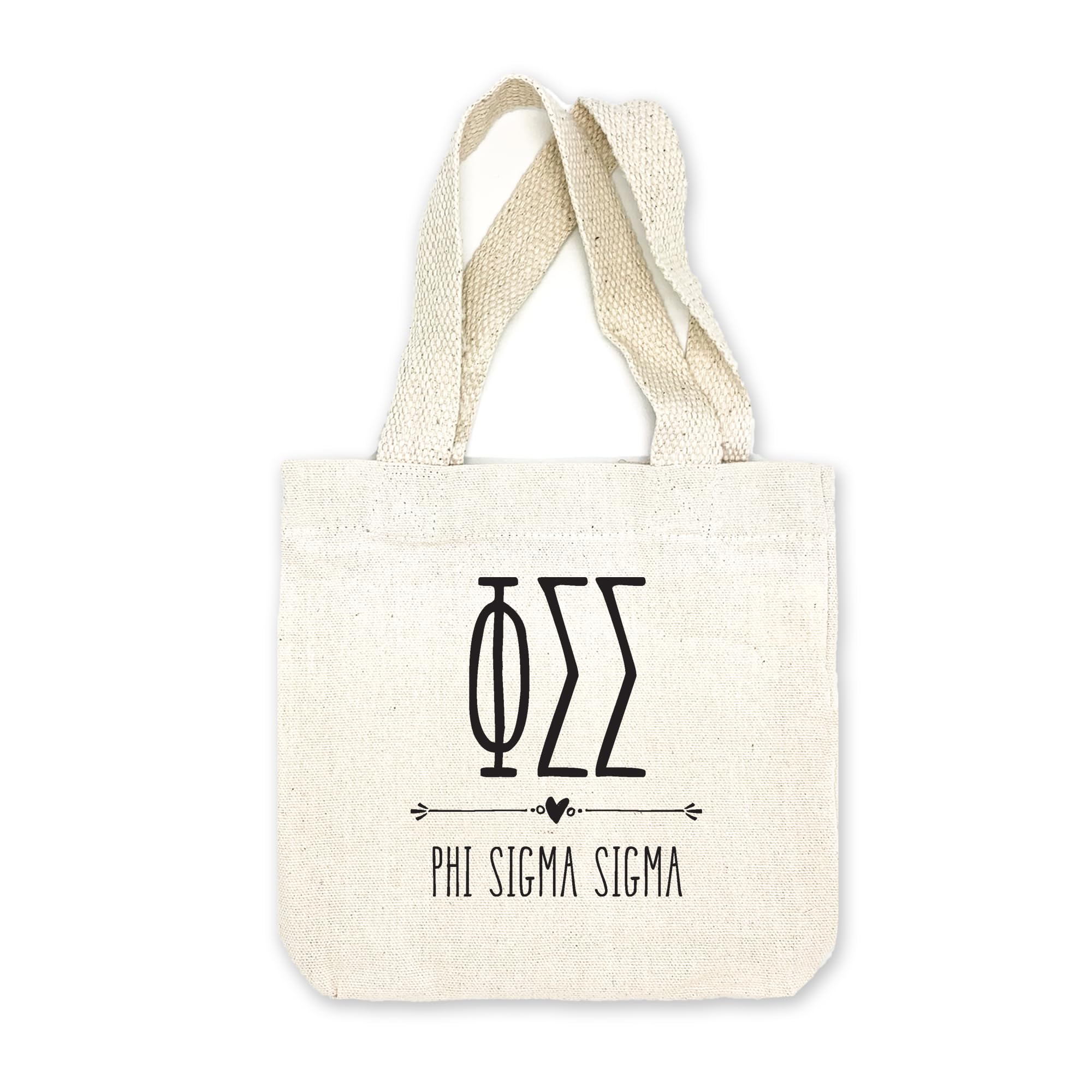 Greek Letter Sorority Mini Tote Bag - Personalized Sorority Gifts & Goodie Bags for Sisters - Perfect for Rush Week, Bid Day & Campus Events