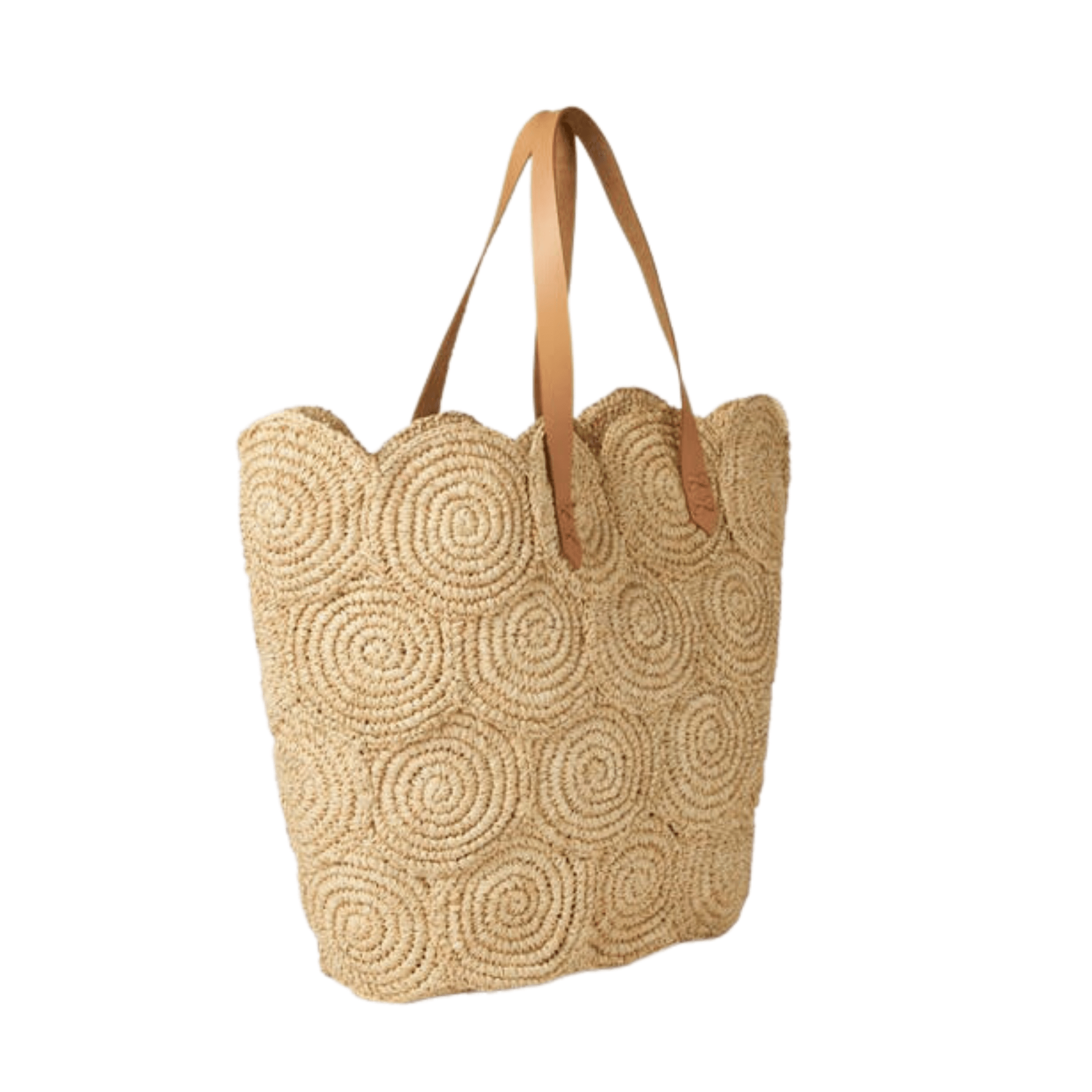 Blair Woven Raffia Beach Bag - Stylish Straw Tote for Women, Summer Vacation, Pool Party & Outdoor Travel Accessories