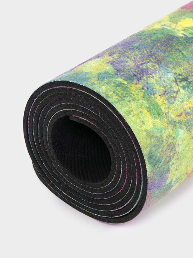 Eco-Friendly Vegan Suede Microfiber Yoga Mat 4mm - Non-Slip, Cushioned for Hot Yoga, Pilates & Home Workouts - Perfect for Beginners & Professionals