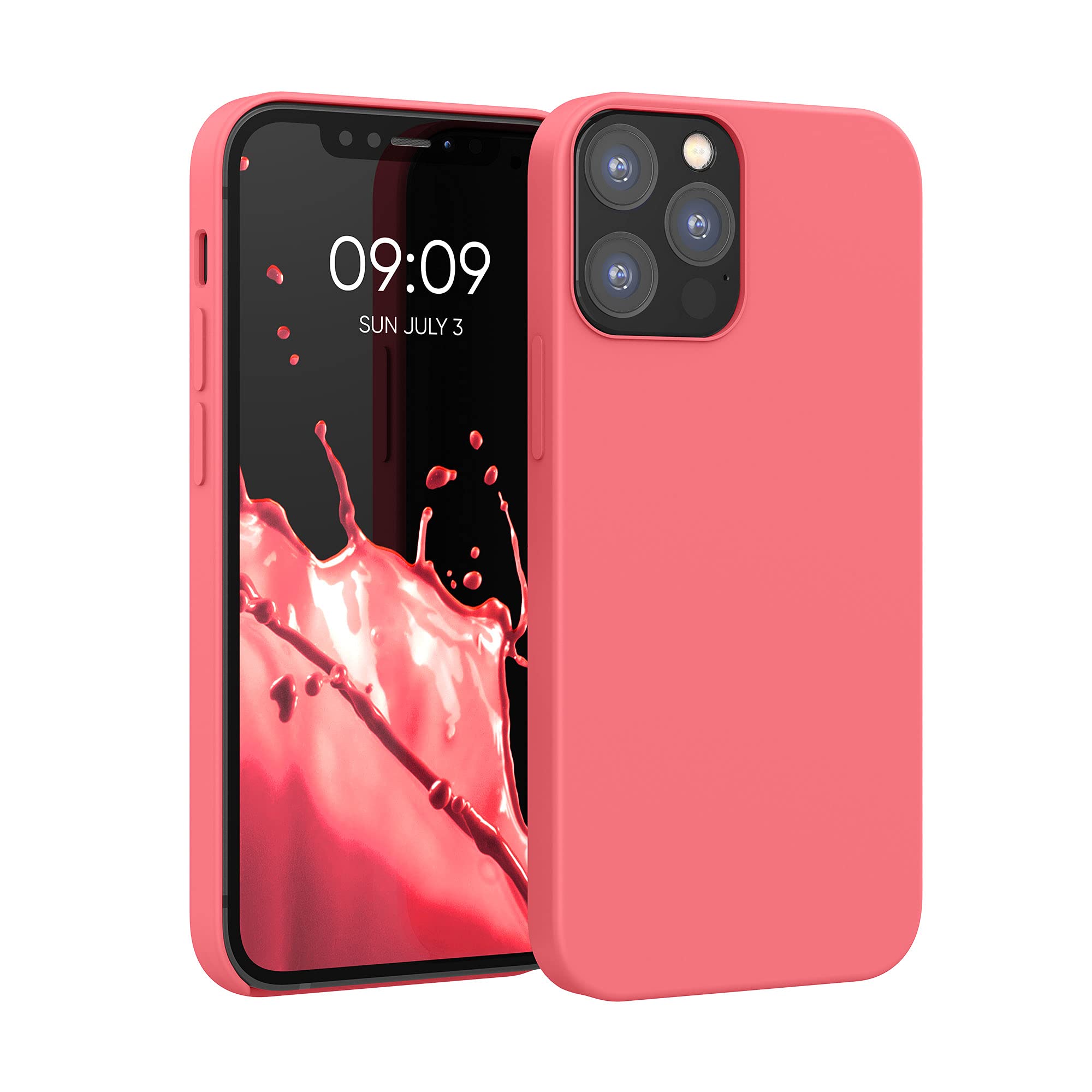 kwmobile Premium TPU Silicone Case for Apple iPhone 12 & iPhone 12 Pro - Soft Matte Finish Protective Phone Cover (Dolce Vita Design) - Perfect for Everyday Use, Work & Travel Protection
