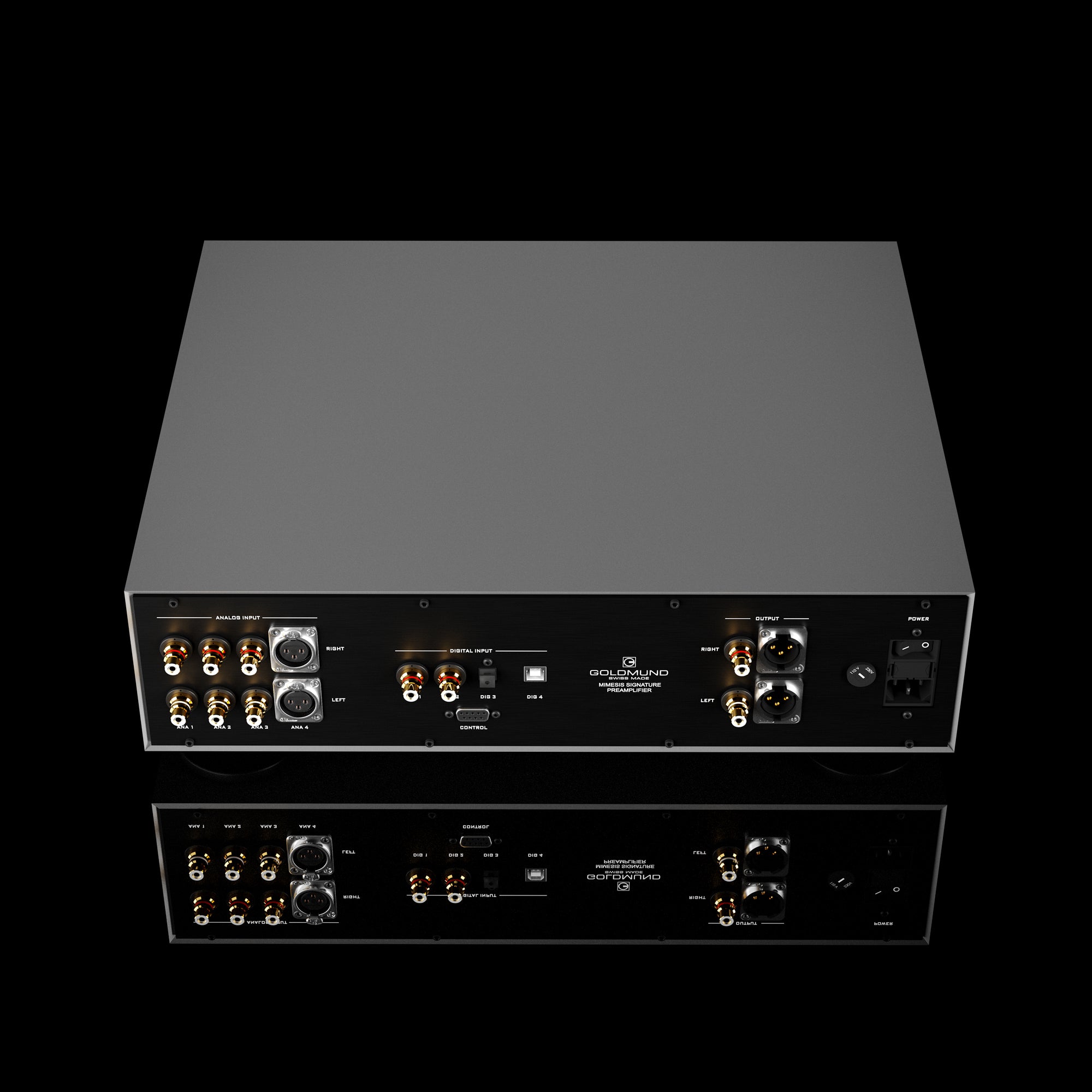 Goldmund MIMESIS SIGNATURE High-End Digital/Analog Preamplifier - Audiophile Home Theater & Studio Recording Equipment
