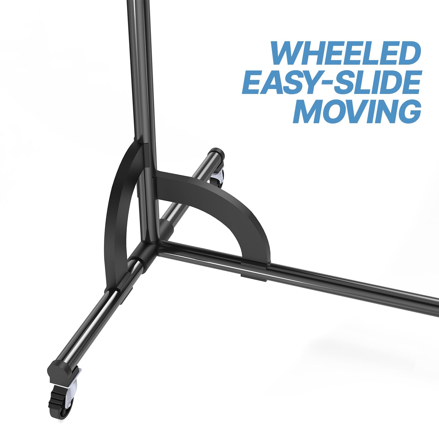 LimoStudio 10x7 ft Adjustable Backdrop Stand with Wheel Dolly & Black Screen - Portable Photo Banner Holder for Parties, Events, Photoshoots - Sturdy Movable Background Frame AGG3422 - Perfect for Wedding Photography, YouTube Videos & Studio Productions
