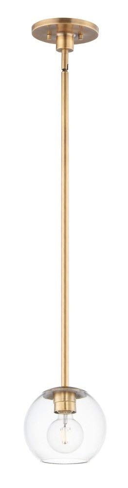 Maxim Branch - 7 Inch Modern Single Light Pendant for Kitchen Island, Dining Room, or Entryway Lighting