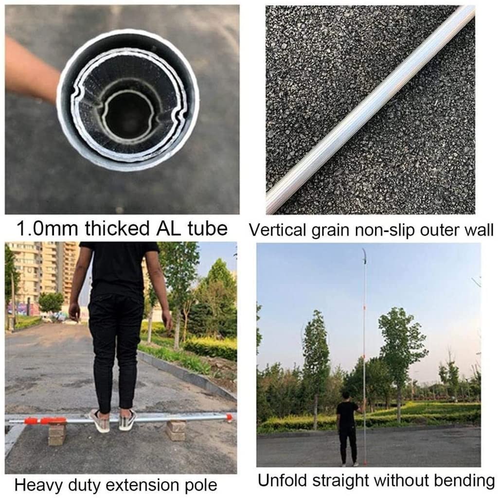 Extendable Telescopic Pole Saw 3.5M - High Reach Tree Pruner for Trimming Branches, Leaves & Fruit Trees | Lightweight Landscaping Tool for Gardening, Yard Maintenance & High Altitude Pruning | Perfect for Home Gardeners & Professional Landscapers