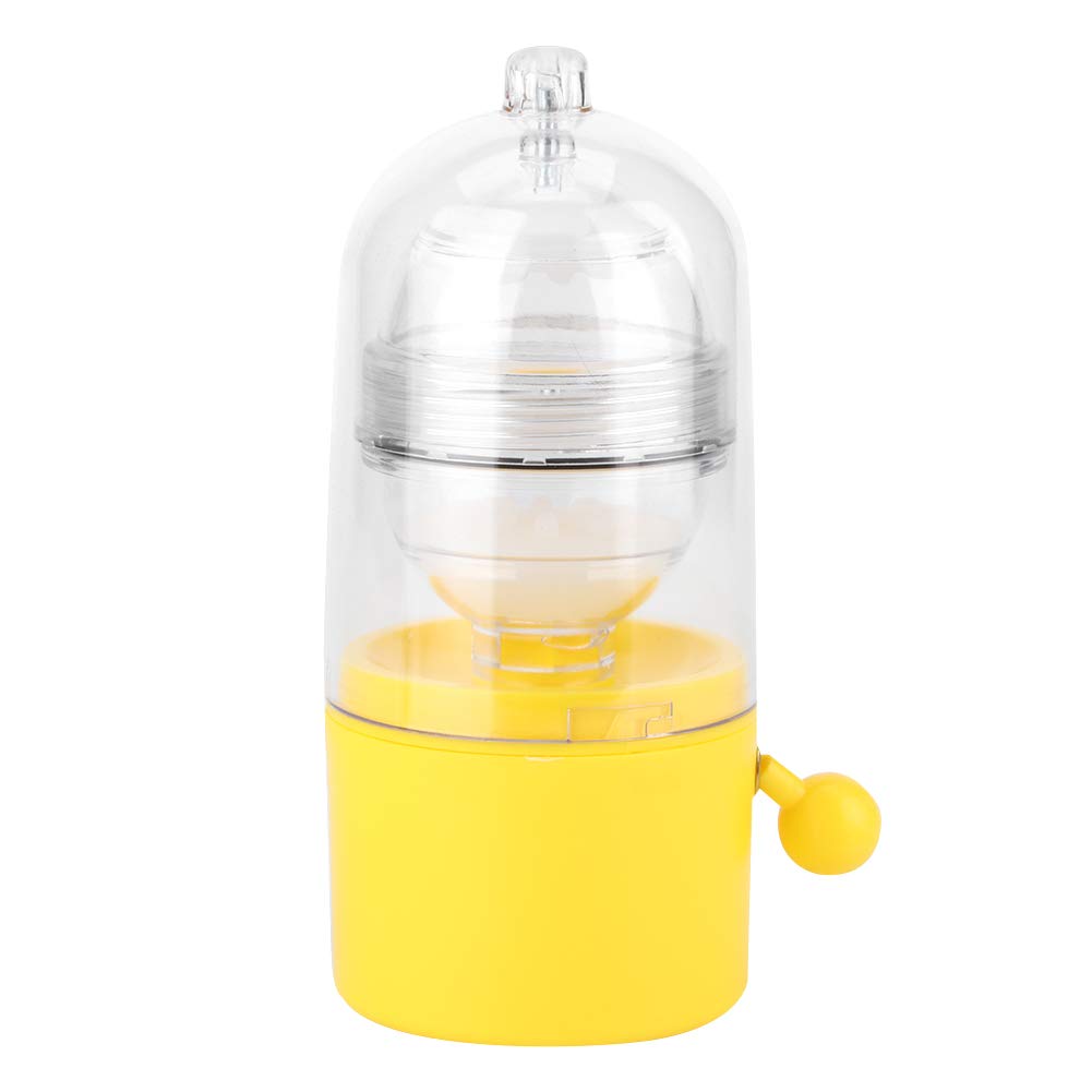 Acouto Golden Egg Scrambler Whisk - Manual Egg Yolk & White Mixer, Kitchen Gadget for Perfect Scrambled Eggs - Ideal for Breakfast, Baking & Cooking
