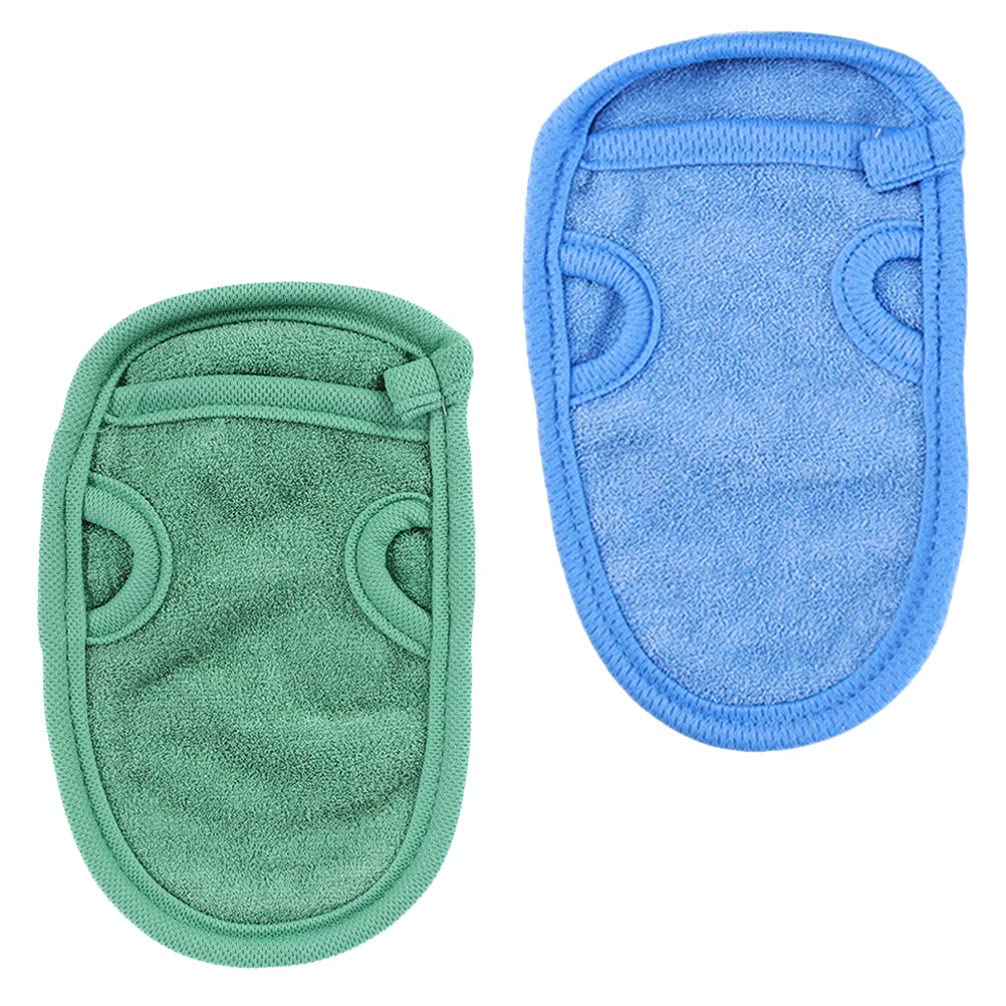 Minkissy 2-Pack Exfoliating Shower Gloves for Body Scrub - Reusable Bath Mitts for Smooth Skin, Dead Skin Cell Removal & Deep Cleansing - Perfect for Spa, Home Use & Gift