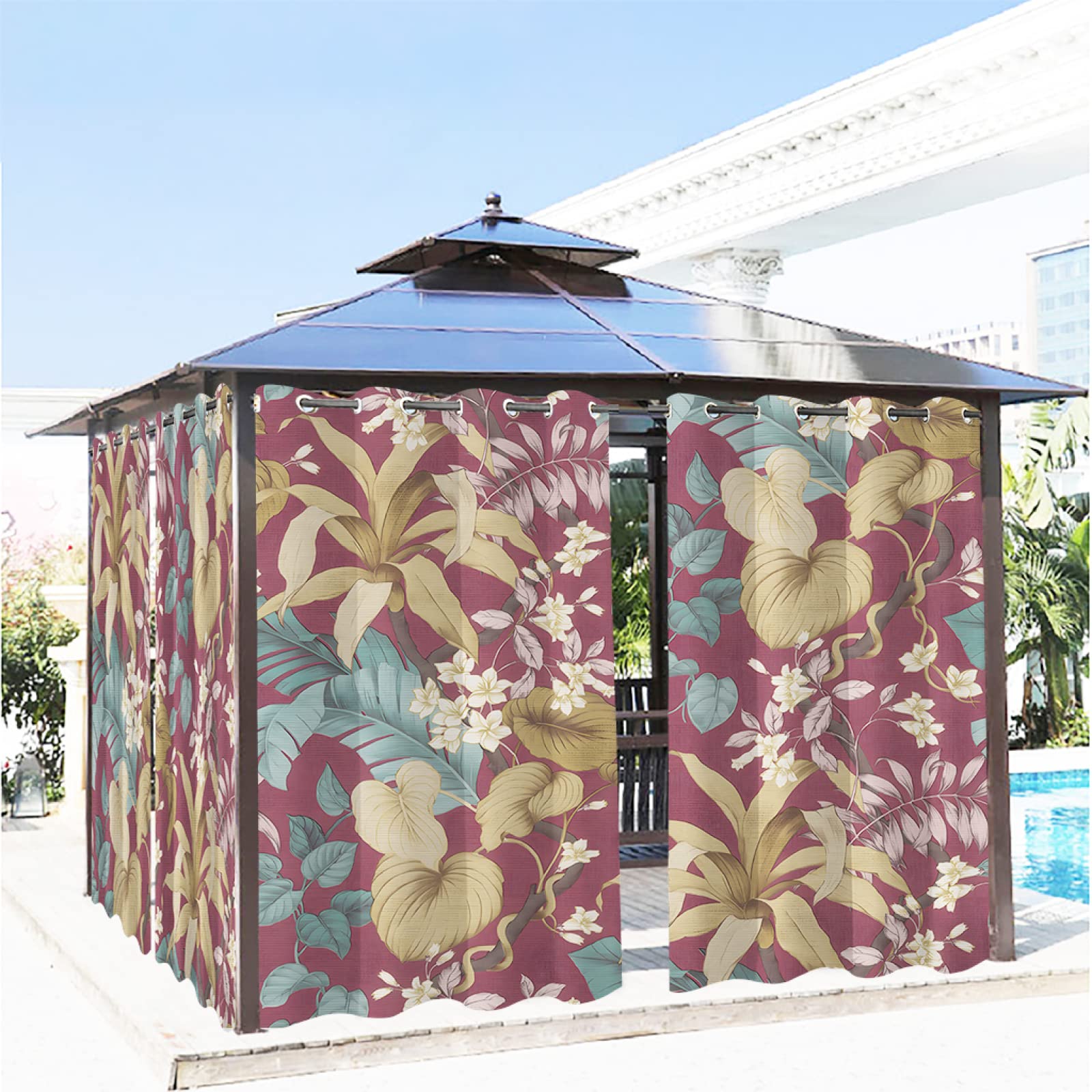Waterproof Outdoor Patio Curtains 100