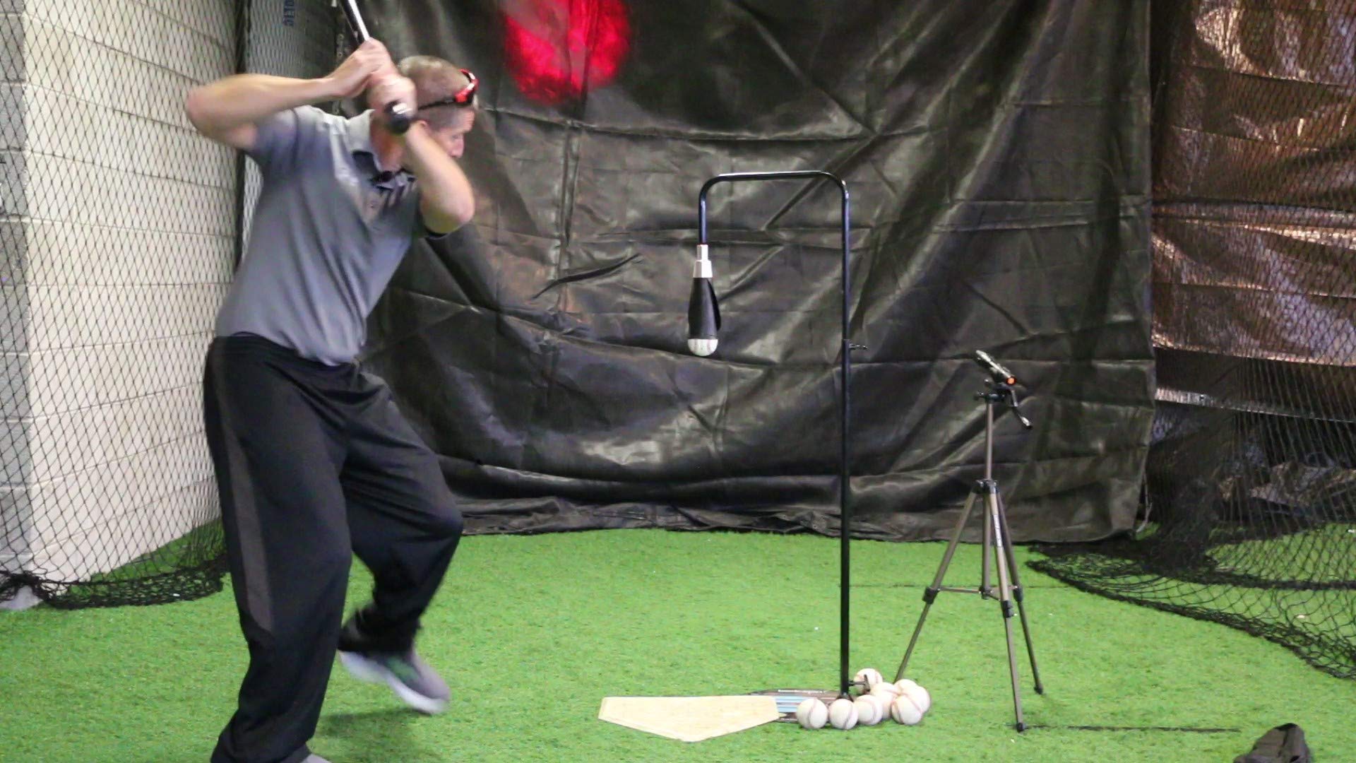 Launch Angle Pro Baseball Swing Trainer - Improve Batting for More Doubles, Triples & Home Runs | Perfect for Baseball Practice & Batting Cage Training
