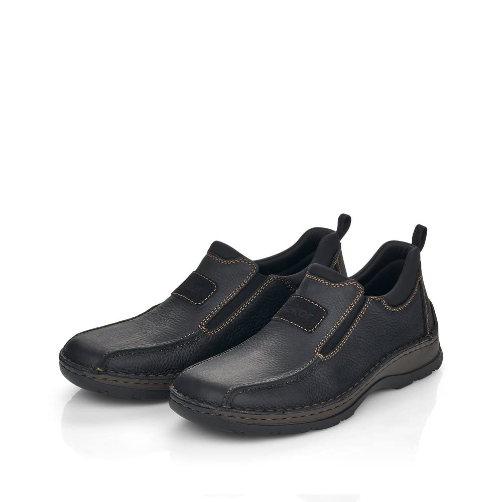 Rieker Men's Comfort Loafers - Slip-On Casual Shoes for Business & Leisure - Lightweight & Breathable for All-Day Wear