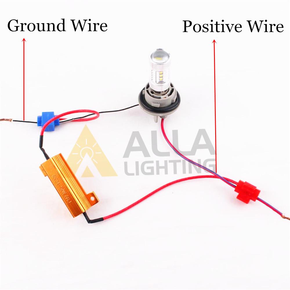 50W 6 Ohm Load Resistors - LED Turn Signal Hyper Flash Fix Resistor Kit for Car, Motorcycle, Truck - Eliminates Fast Blinking Error - Easy Installation for LED Conversion