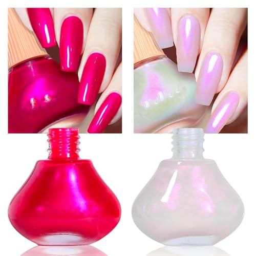 Hot Pink + Pearl