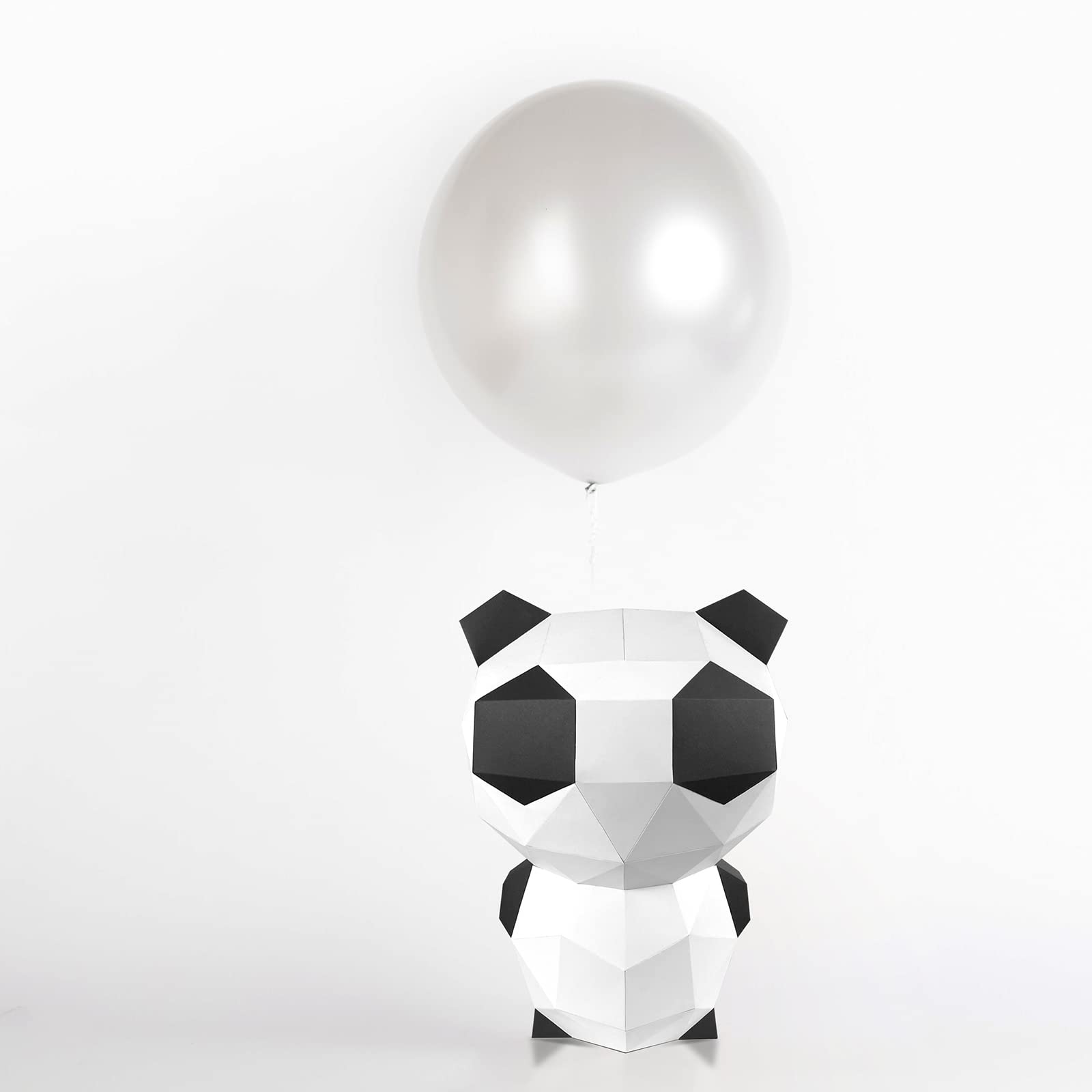 Handmade 3D Panda Origami Paper Sculpture - DIY Geometric Puzzle for Home Decoration, Creative Gift & Office Desk Ornament | Perfect for Kids Crafts, Party Favors & Asian-Themed Decor