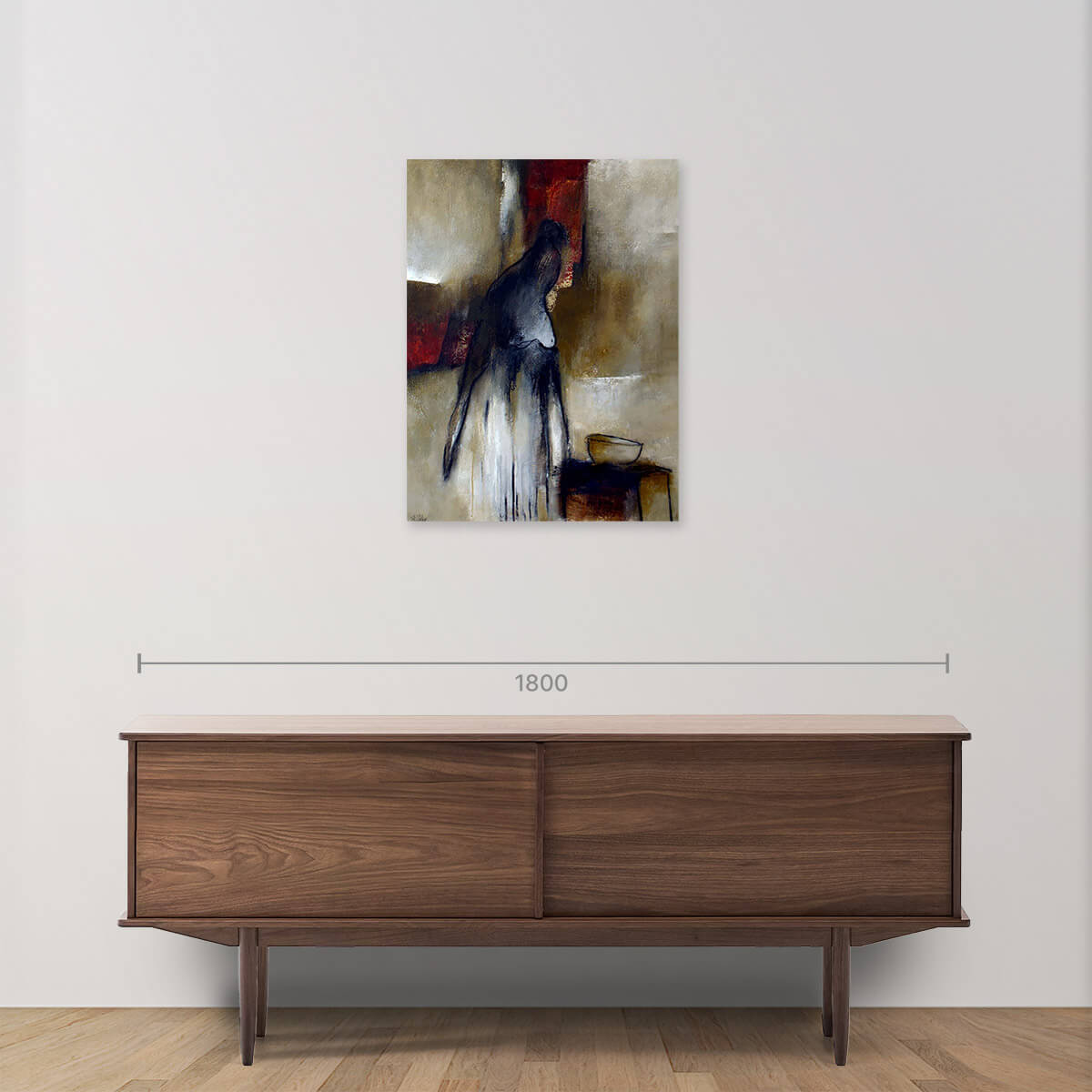 Femme de Terre Oil Painting on Canvas - Handmade Wall Art for Home Decor, Living Room, Bedroom & Office