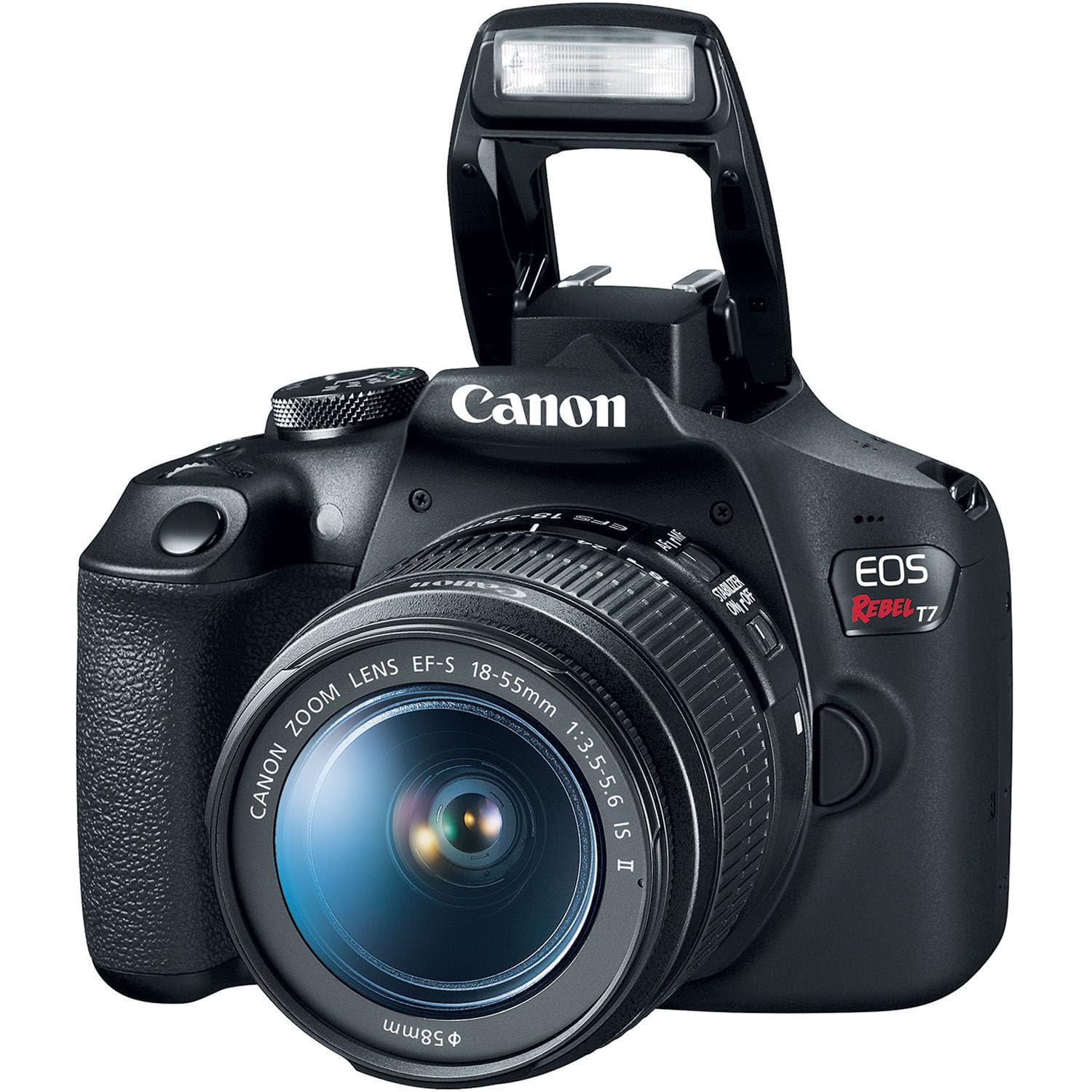 Canon EOS Rebel T7 / 2000D DSLR Camera Bundle with 18-55mm & 75-300mm Lenses, 128GB Memory Card, Tripod & Accessories (33pc Kit) - Perfect for Photography Beginners, Travel & Family Events (Renewed)