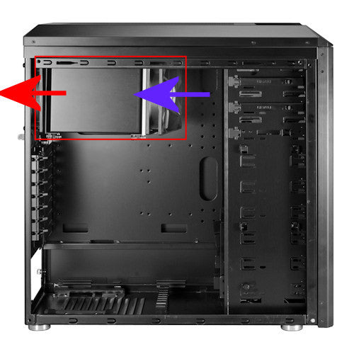Lian Li AD-06B Aluminum Air Duct with 120mm Cooling Fan - Black | PC Case Cooling Solution for Gaming Rigs & Workstations