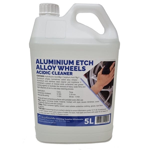 Aluminum Etch Alloy Wheel Acid Cleaner - Powerful Corrosion Remover for Rims & Wheels - Perfect for Car Detailing & Restoration