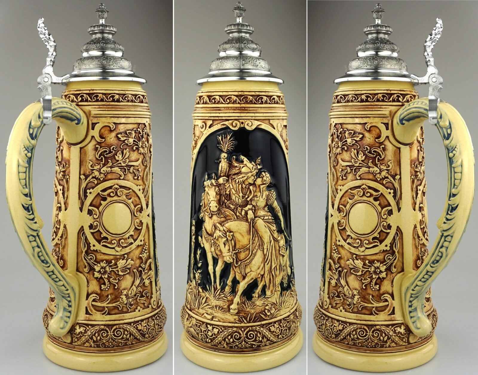Authentic German Beer Steins - Handcrafted Limited Edition Collectible Drinking Mugs for Oktoberfest & Home Bar Decor - Perfect Gift for Beer Lovers & German Culture Enthusiasts