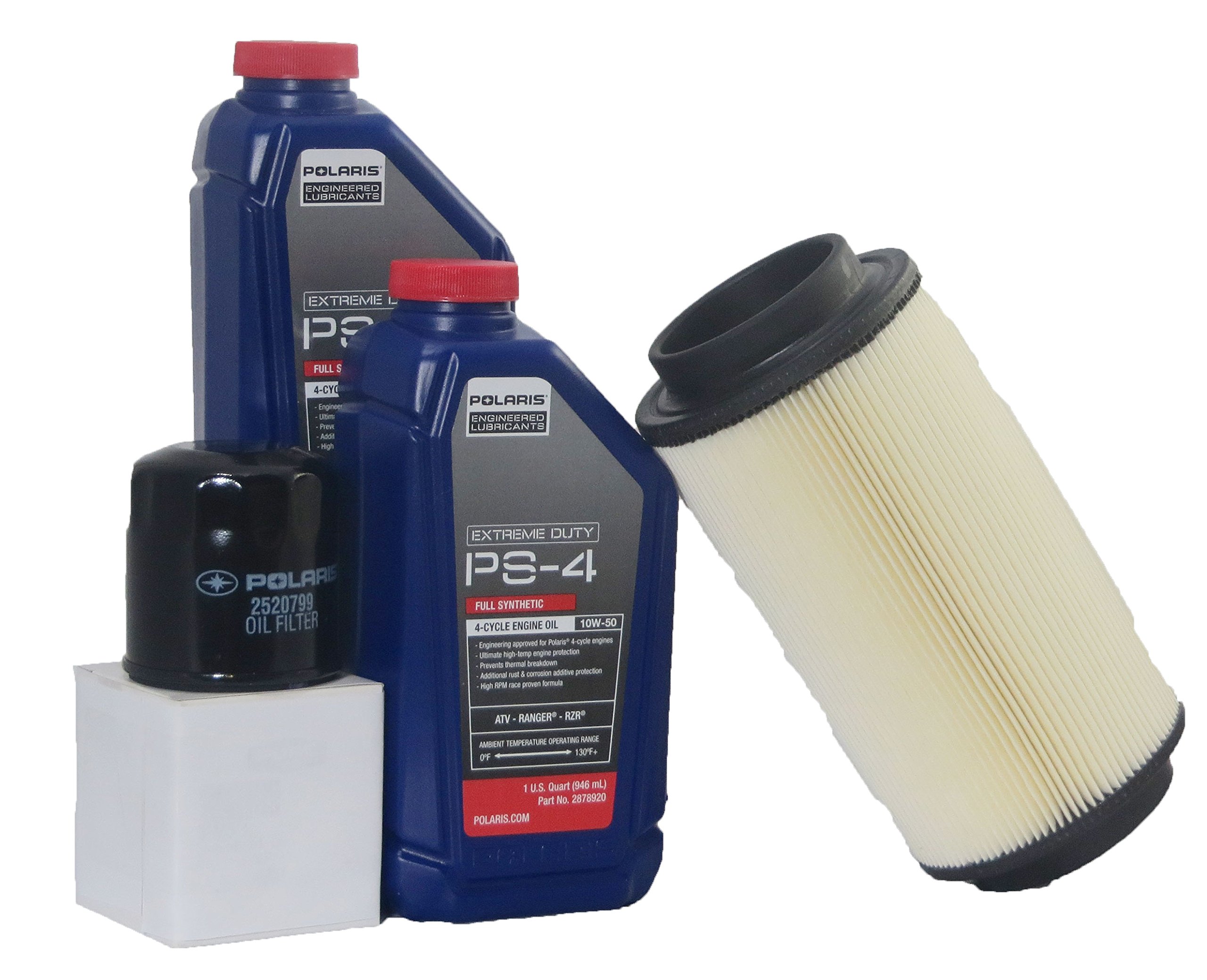 Genuine Polaris Extreme Duty Oil Change and Air Filter Kit for 2001-2013 Sportsman 500 ATV - Complete Maintenance Kit for Off-Road Adventures & Trail Riding