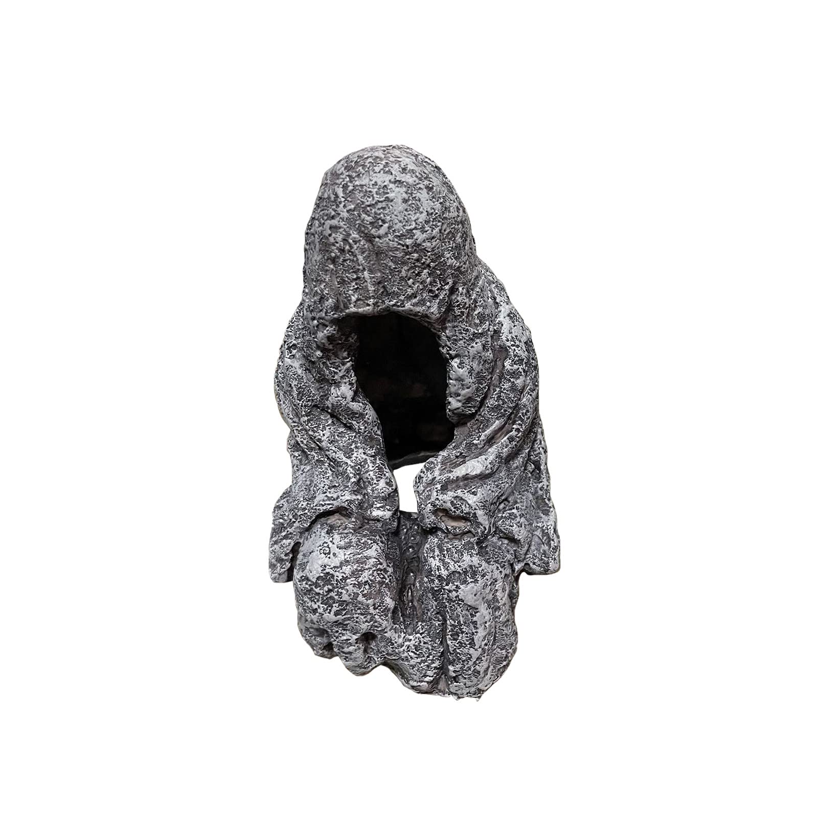 Halloween Faceless Ghost Sculpture with Lantern - Resin Witch Statue Decor, Spooky Garden Light for Outdoor & Indoor Halloween Decorations (Gray) | Perfect for Porch, Yard, and Haunted House Displays