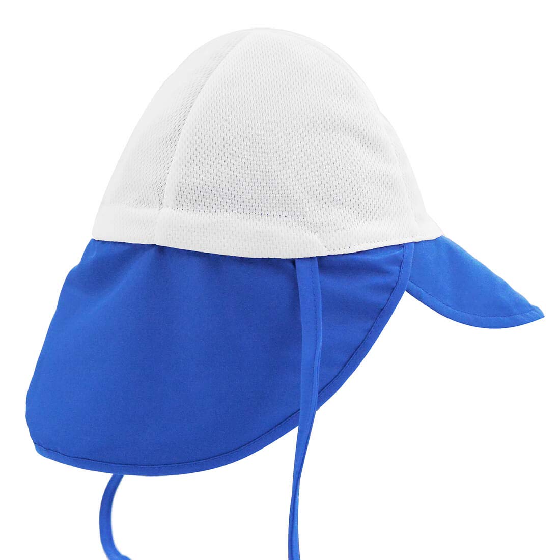 EVAbaby UPF 50+ Sun Protection Hat for Baby Boys & Girls - Adjustable Drawstring & Neck Flap - Summer Swim, Pool, Beach, Outdoor Activities UV Protective Cap