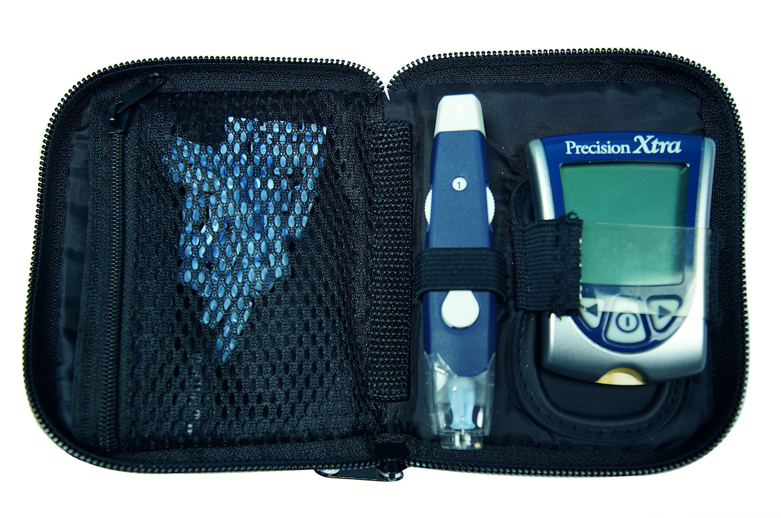 **Precision Xtra Blood Glucose & Ketone Monitoring Kit with 10 Ketone Test Strips, 28G Lancets & Alcohol Wipes – Perfect for Diabetics & Keto Diet Tracking at Home**