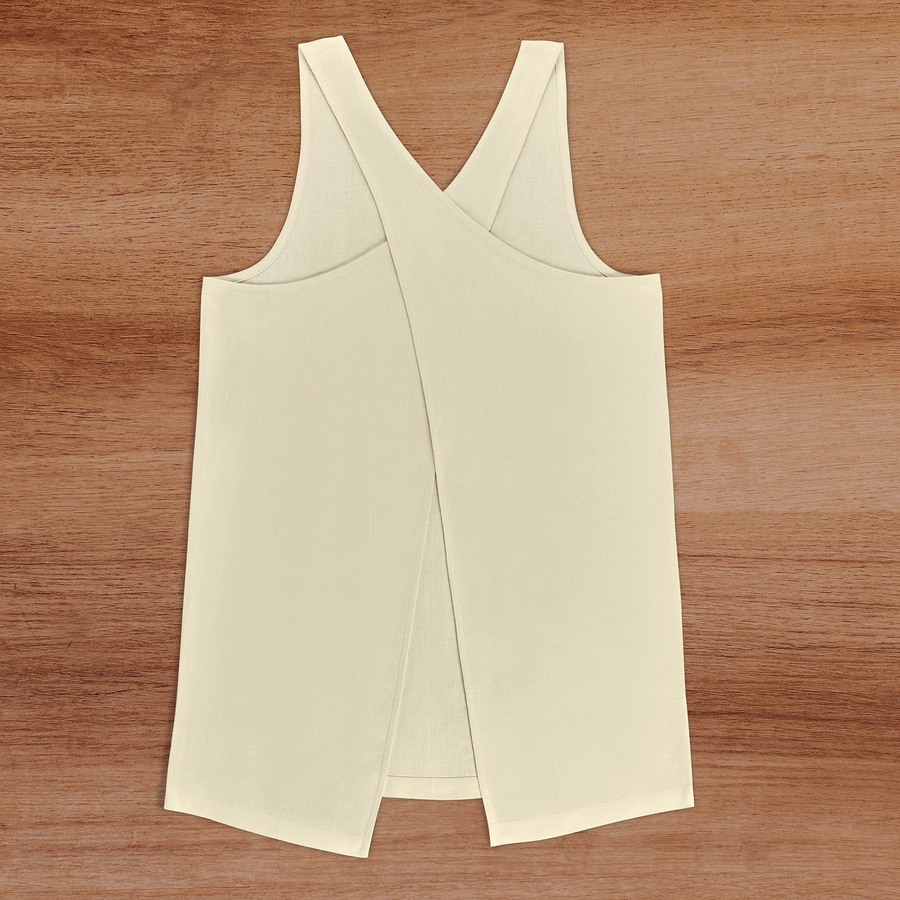 Premium Linen Smock Apron for Women & Men - Adjustable & Stylish Kitchen Apron for Cooking, Baking & Gardening - Breathable & Durable Unisex Workwear