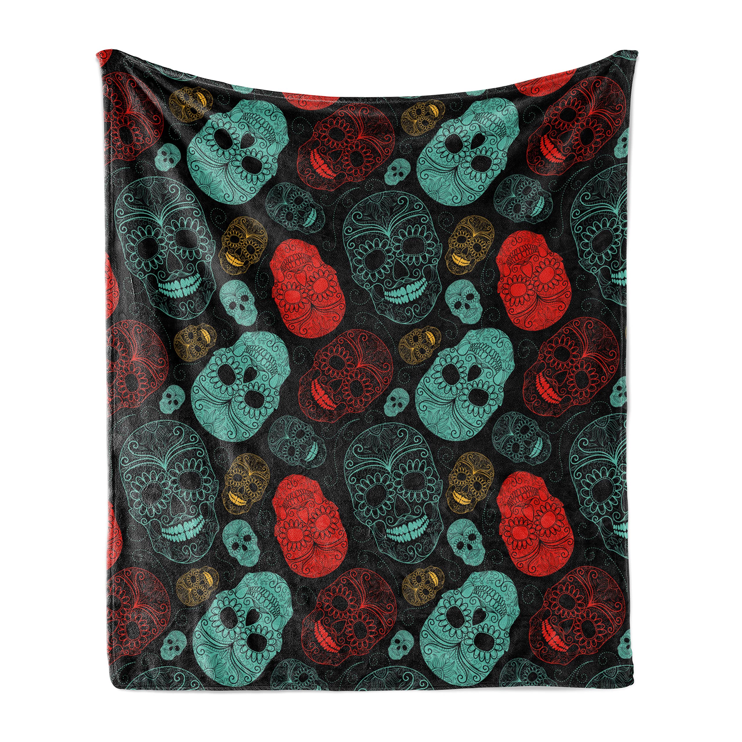 Ambesonne Day of The Dead Throw Blanket - 70