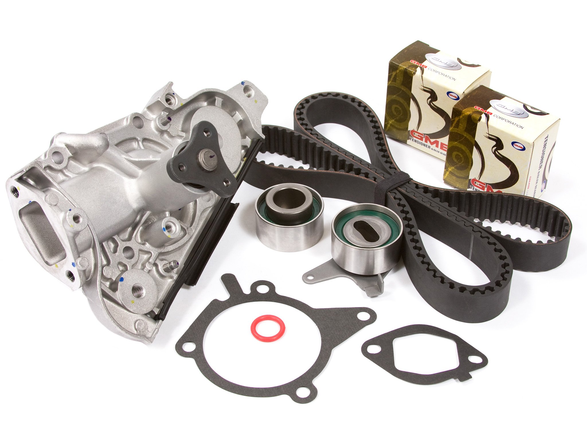 Evergreen TBK266WPT Timing Belt Kit with Water Pump for 1995 Mazda Protege 1.5L DOHC 16V Z5 Engine - Perfect for Engine Maintenance & Timing System Replacement