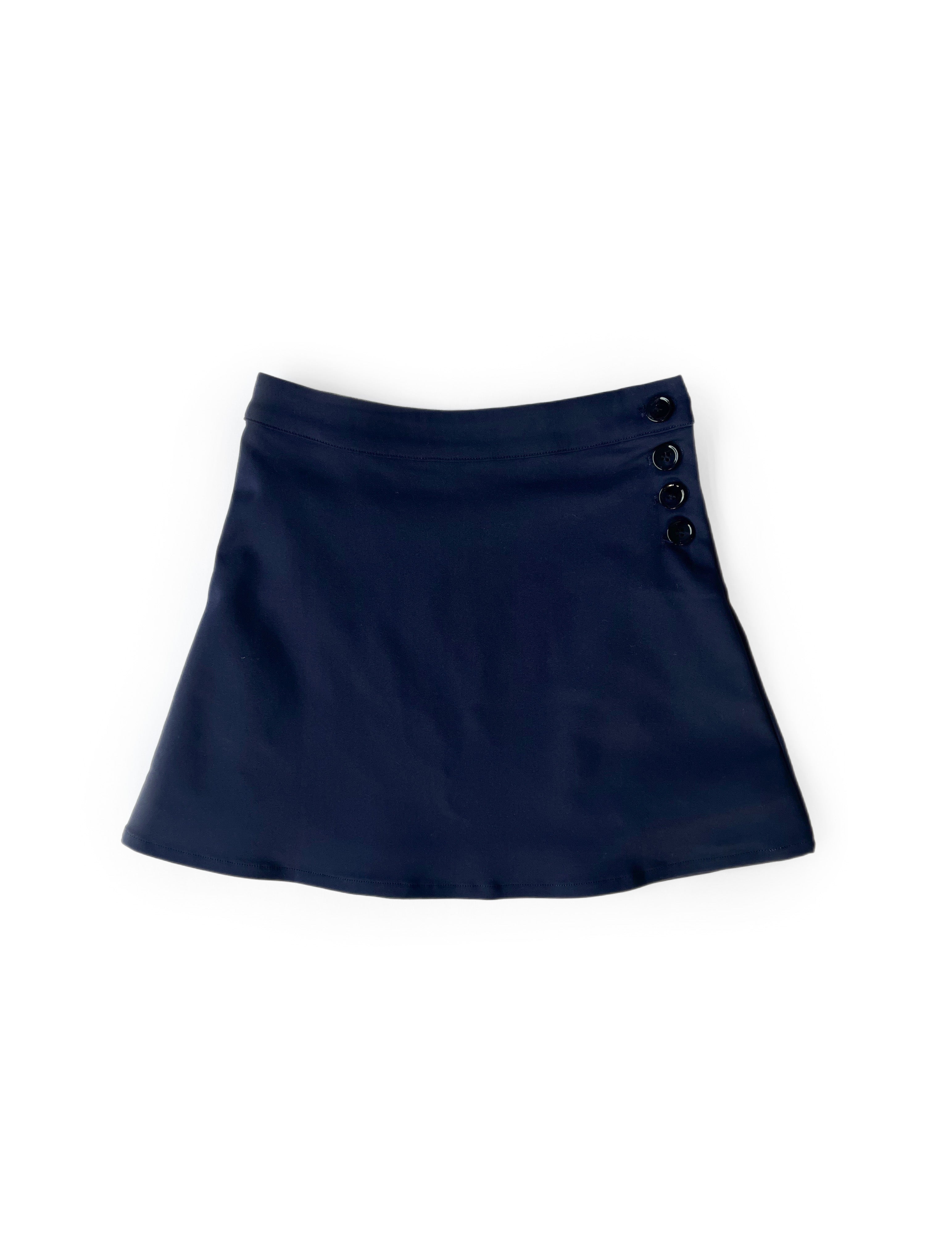 Basic Navy Skirt for Women - Casual & Versatile Skirt for Everyday Wear, Office, and Outings