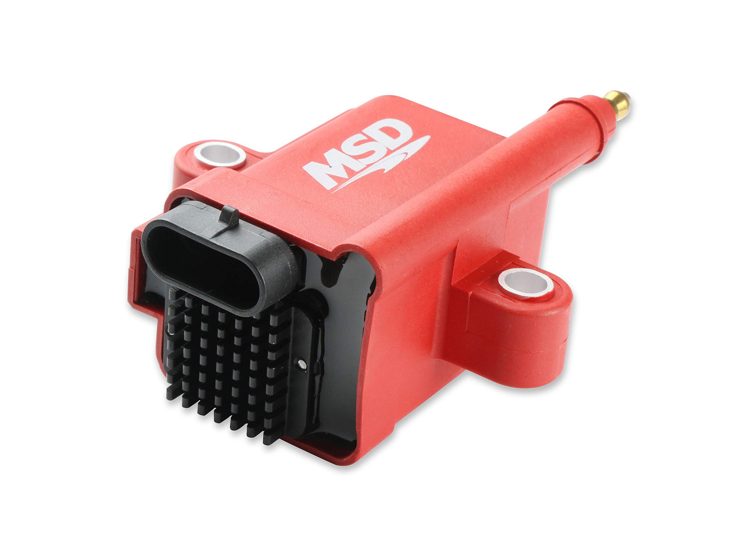 MSD Smart Coils - Single Red Ignition Coil for High Performance Engines | Compatible with Ford, Chevy, Dodge | Perfect for Racing, Off-Road & Street Performance Upgrades