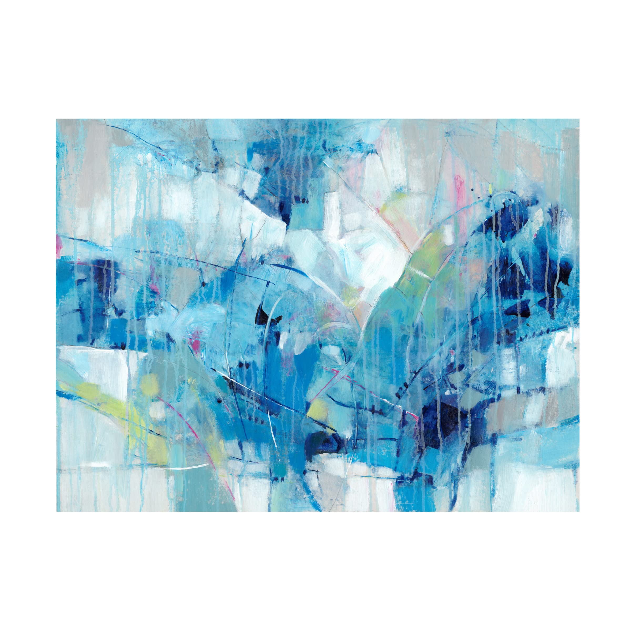 Trademark Fine Art 'Ice Breaker I' Canvas Art Print by Tim O'Toole - Stunning Ocean Wave Painting for Living Room, Bedroom & Office Wall Decor