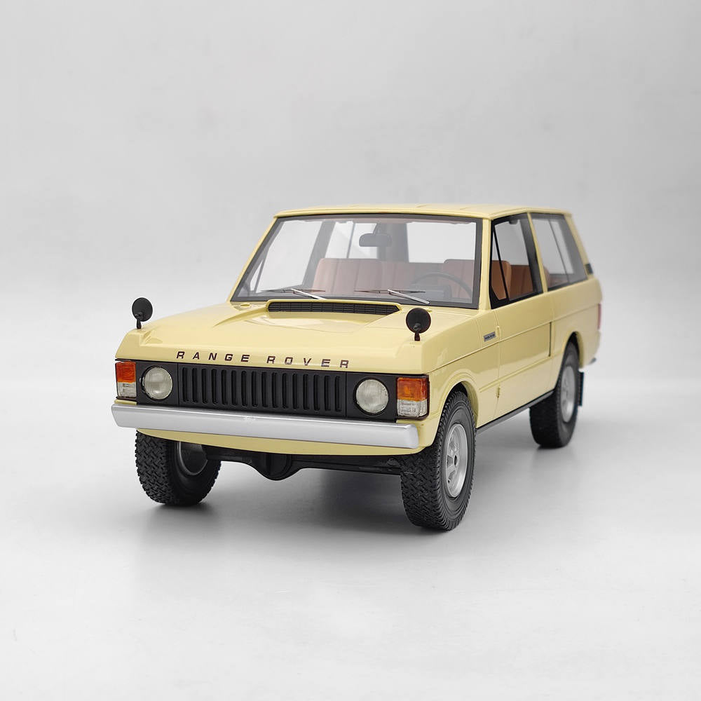 1970 Land Rover Range Rover Suffix A 1/18 Scale Beige Resin Model Car - Limited Edition Collectible Gift for Car Enthusiasts & Home Office Decor