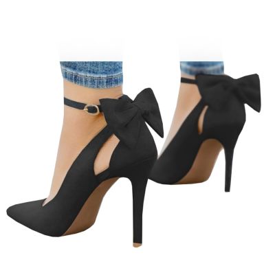 A Night to Remember: The Magic of Fashare Women's High Heel Bow Tie Back Stiletto Pumps