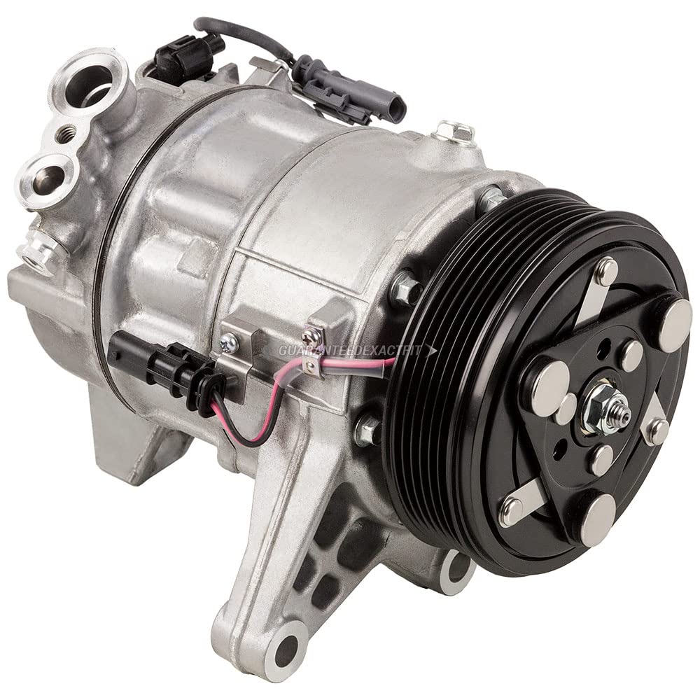 New AC Compressor & A/C Kit for 2012 Buick LaCrosse 3.6L V6 - Includes Drier, Expansion Valve, PAG Oil & O-Ring Seals - BuyAutoParts 60-82859RK - Perfect for AC System Repair & Replacement in Hot Climates