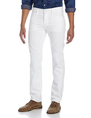 7 For All Mankind Men's Slimmy Slim Straight Leg Jeans - Premium Denim Pants for Casual Wear & Everyday Style | Perfect for Office, Dating & Weekend Outings