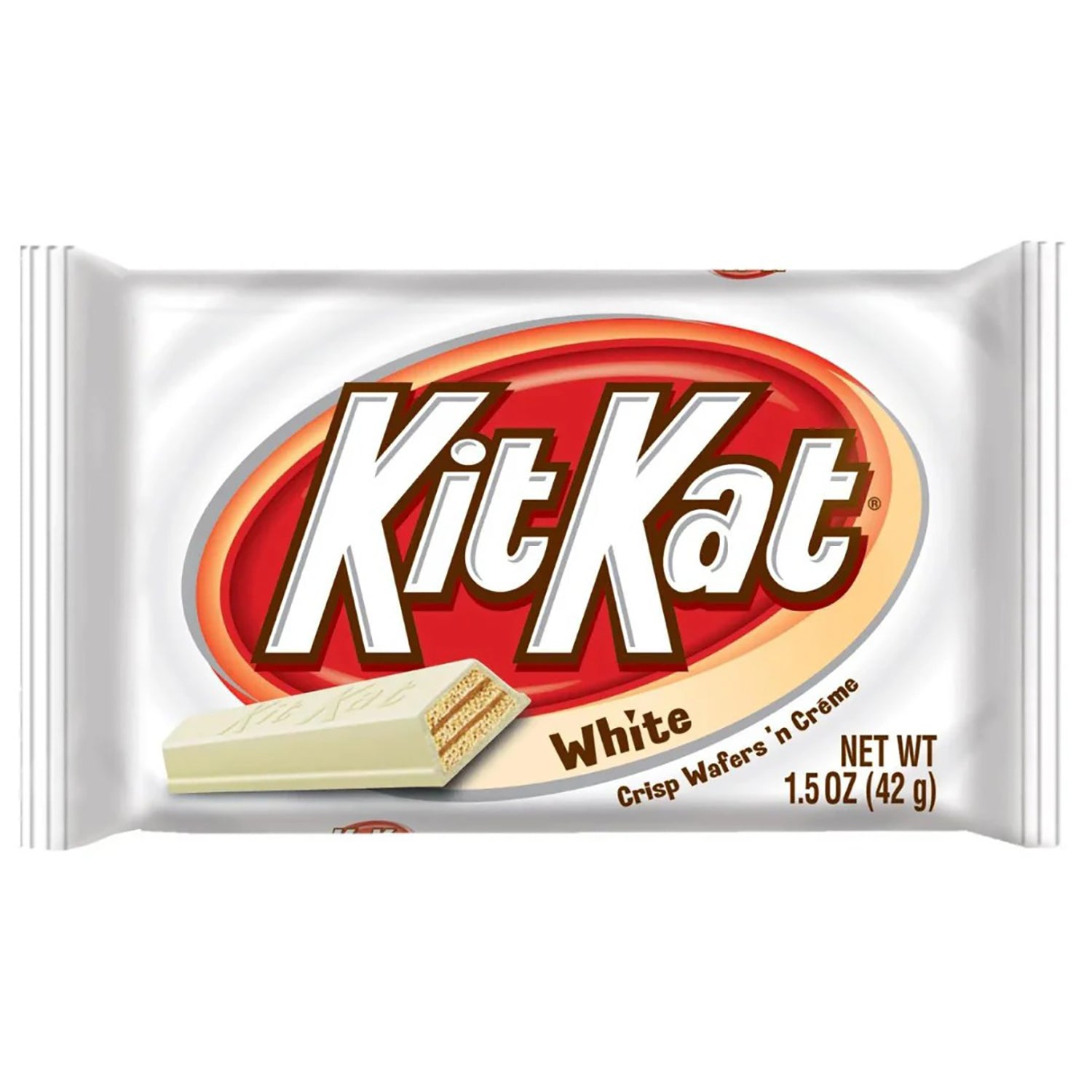 Hershey's Kit Kat White Chocolate Bars - 24 Count Box | Perfect for Snacking, Gifts & Party Favors