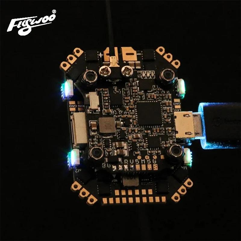 Flywoo GOKU HD 745 EVO 20x20 40A AIO BLHeli32 Flight Controller with MPU6000 Gyro - Perfect for FPV Drone Racing and Freestyle Flying