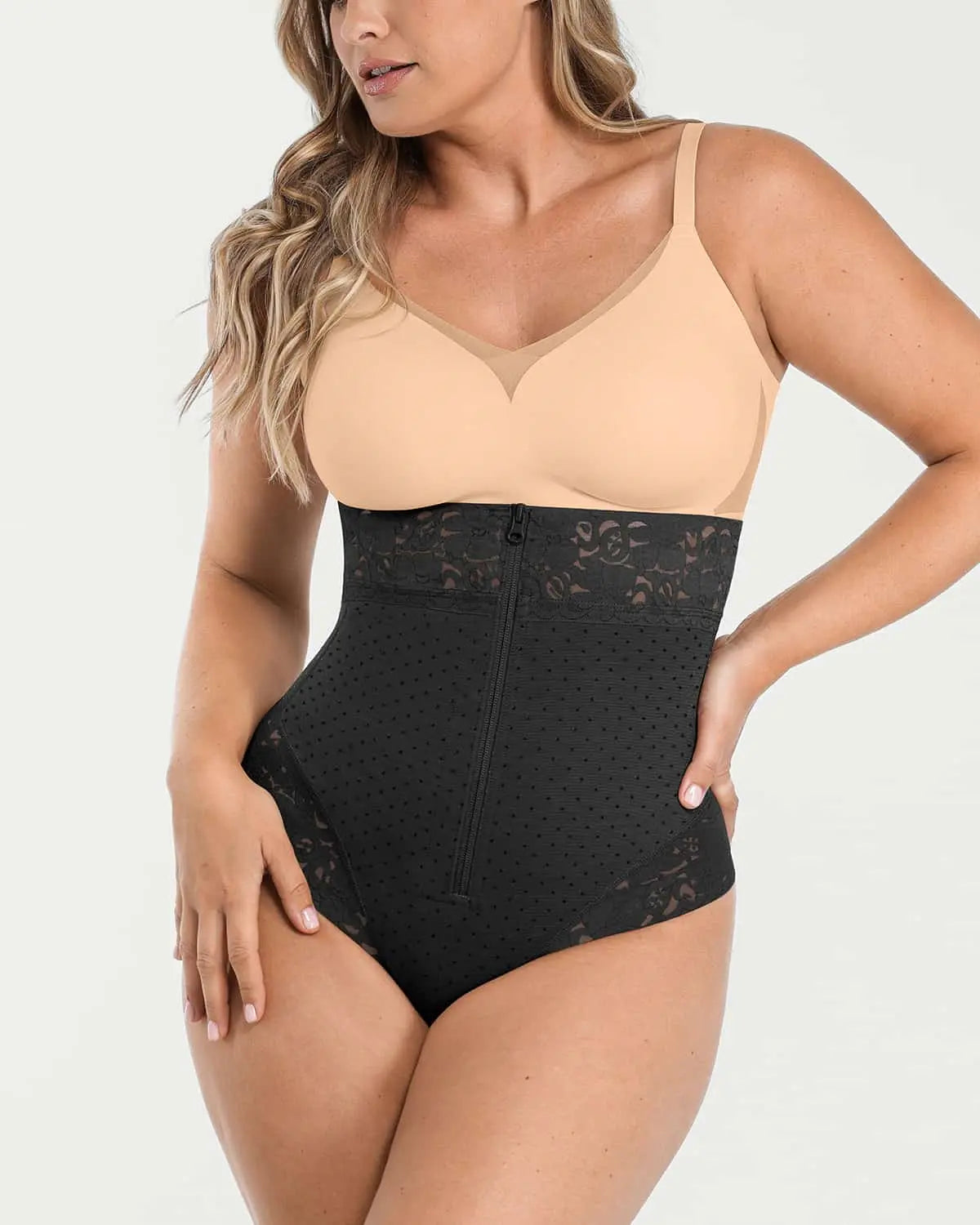 AirSlim® Mid Rise Polka Dot Shaping Panty - High Waist Tummy Control Underwear for Women | Perfect for Everyday Wear, Workouts & Special Occasions