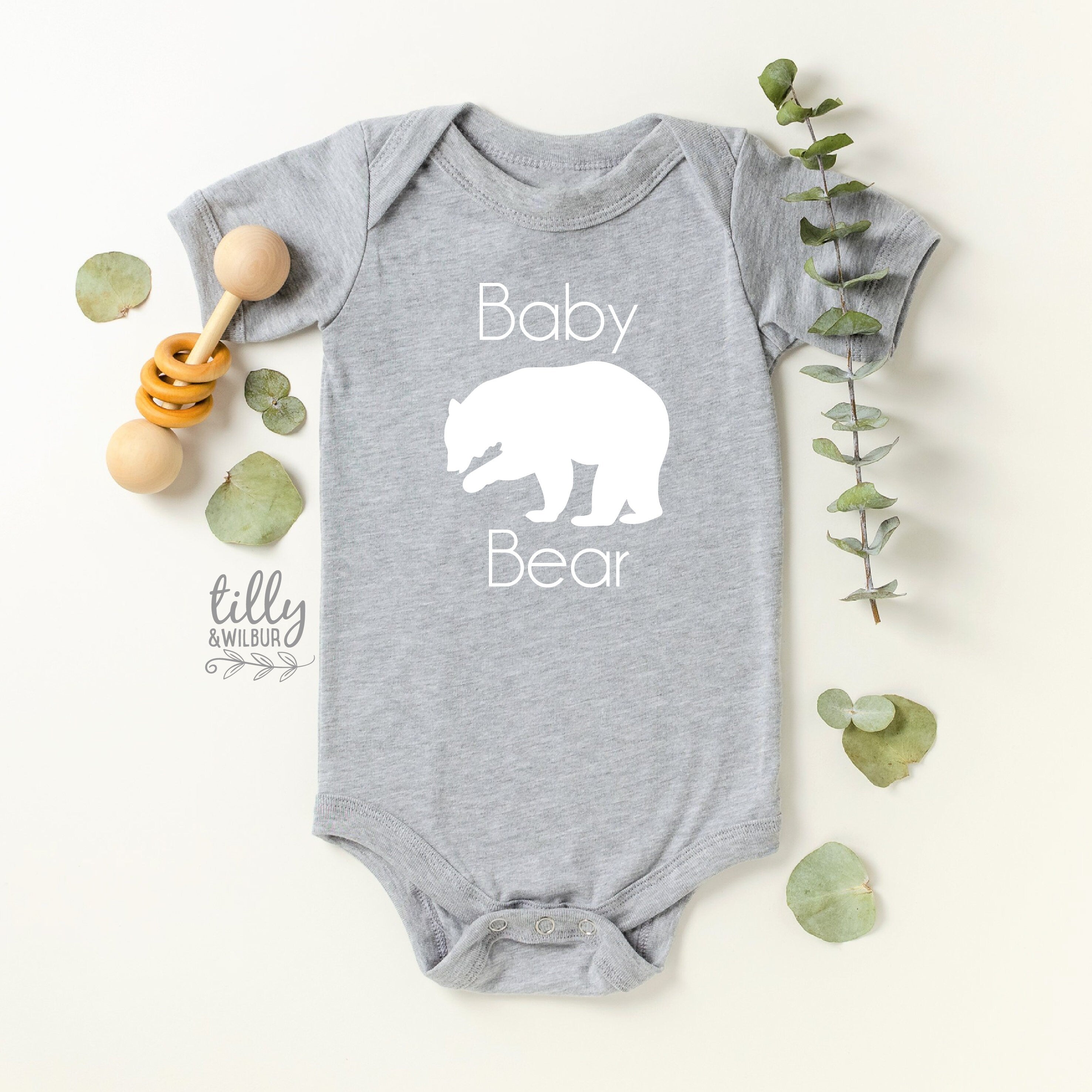 Adorable Baby Bear Bodysuit - Soft Cotton Onesie for Newborns & Infants - Perfect for Playtime, Photo Shoots & Everyday Comfort