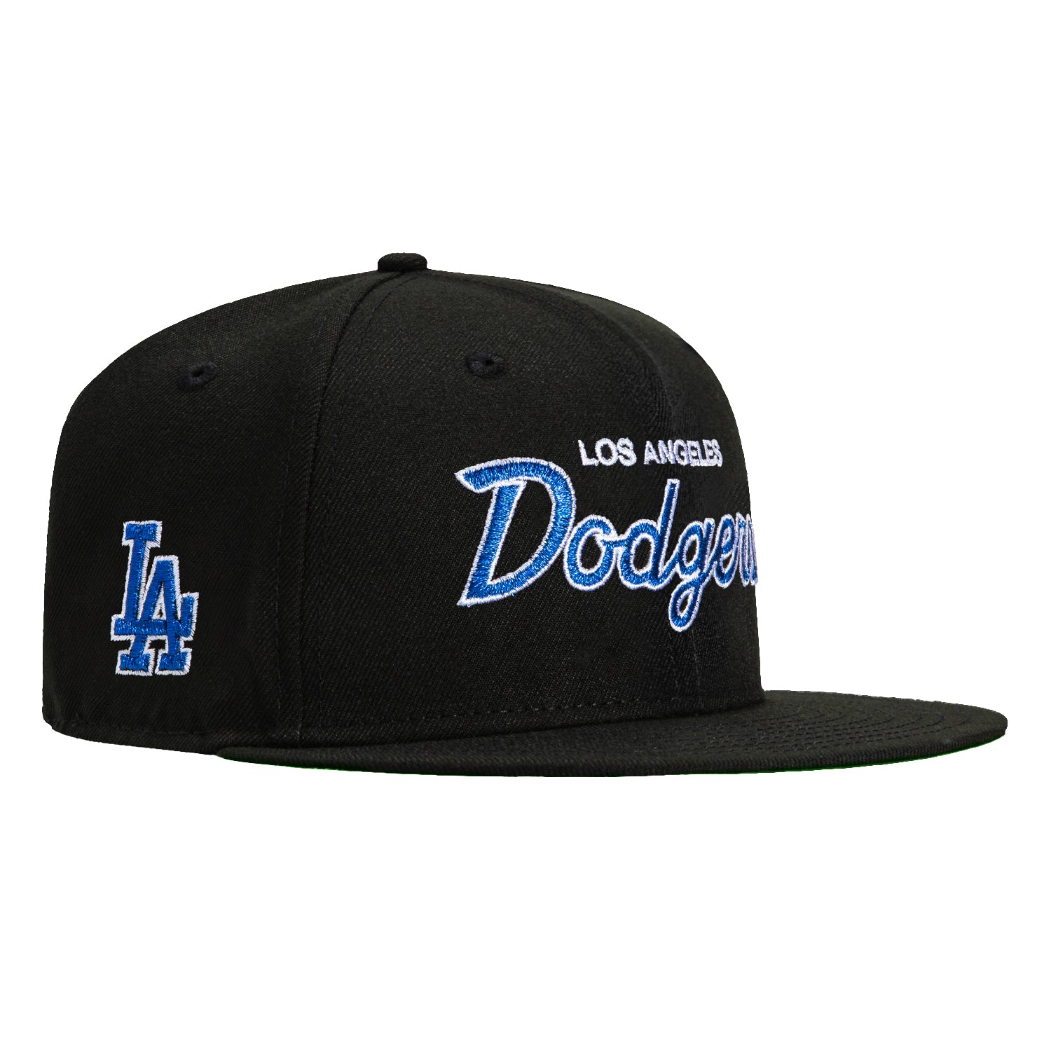 New Era 59Fifty Los Angeles Dodgers Official Logo Patch Snapback Hat - Black Baseball Cap for Men & Women | Perfect for Games, Streetwear & Sports Fan Fashion