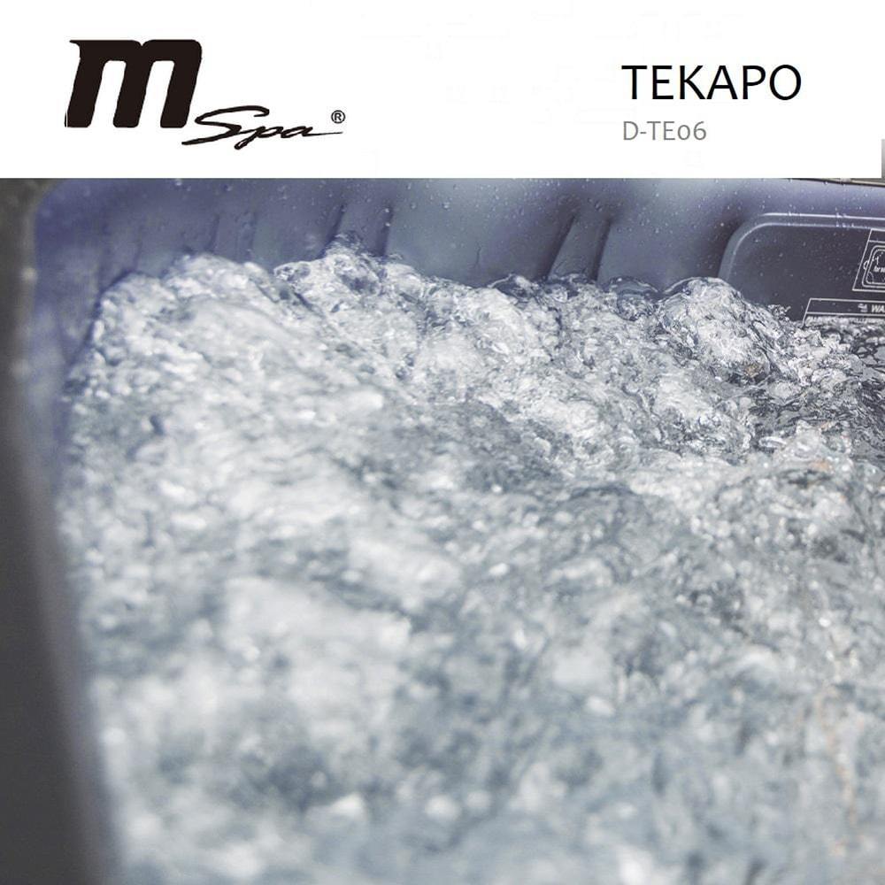 MSpa Tekapo 6-Person Inflatable Bubble Hot Tub with 130 Air Jets - Portable Outdoor Spa for Relaxation, Backyard, Patio, and Garden Use