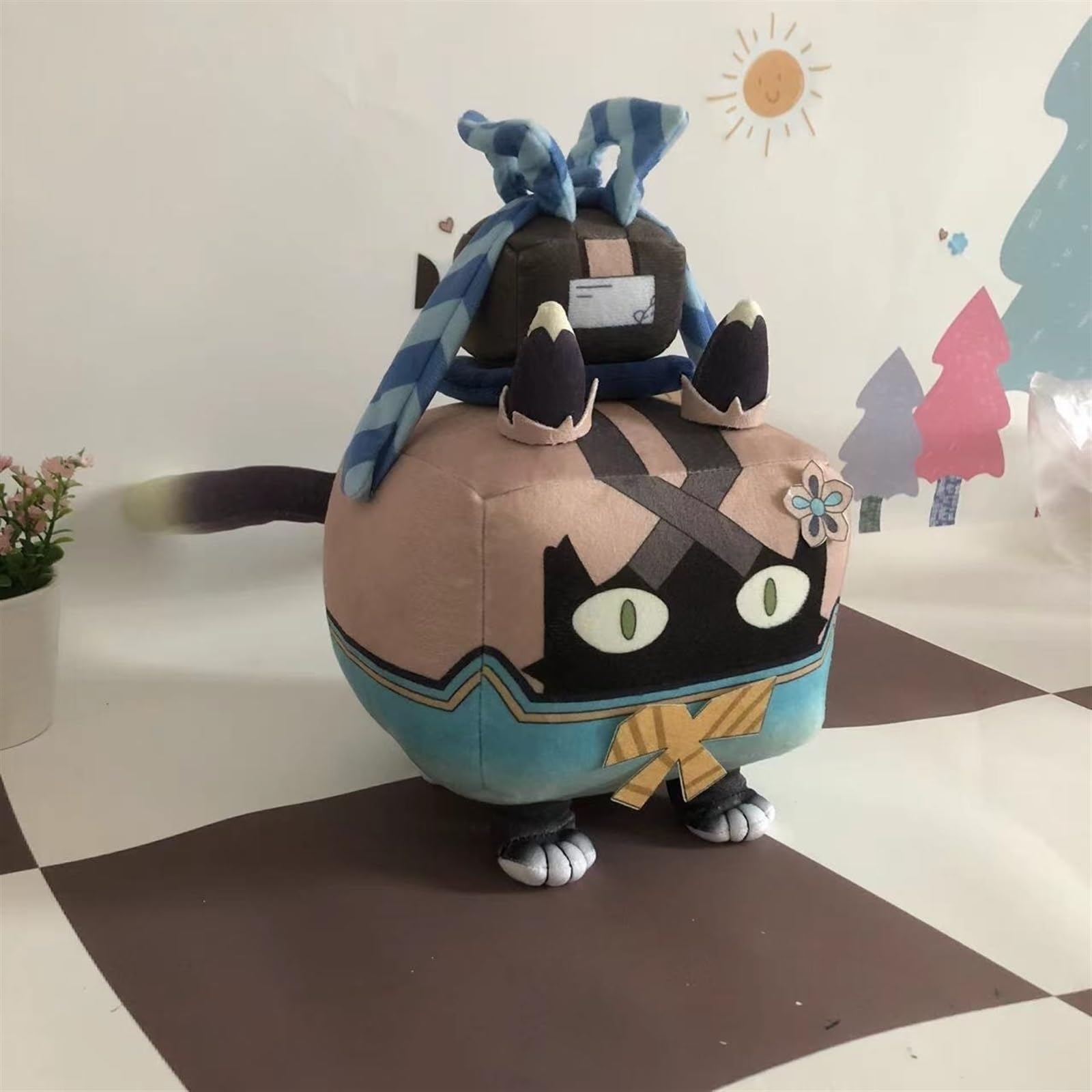 TOPLITHE Genshin Impact Kirara Plush Toy - Anime Cute Cat Plush Pillow, Soft Stuffed Animal for Game Fans, Perfect Gift for Collectors & Cosplay - Home Decor, Bedroom Cuddle, Gaming Room Display