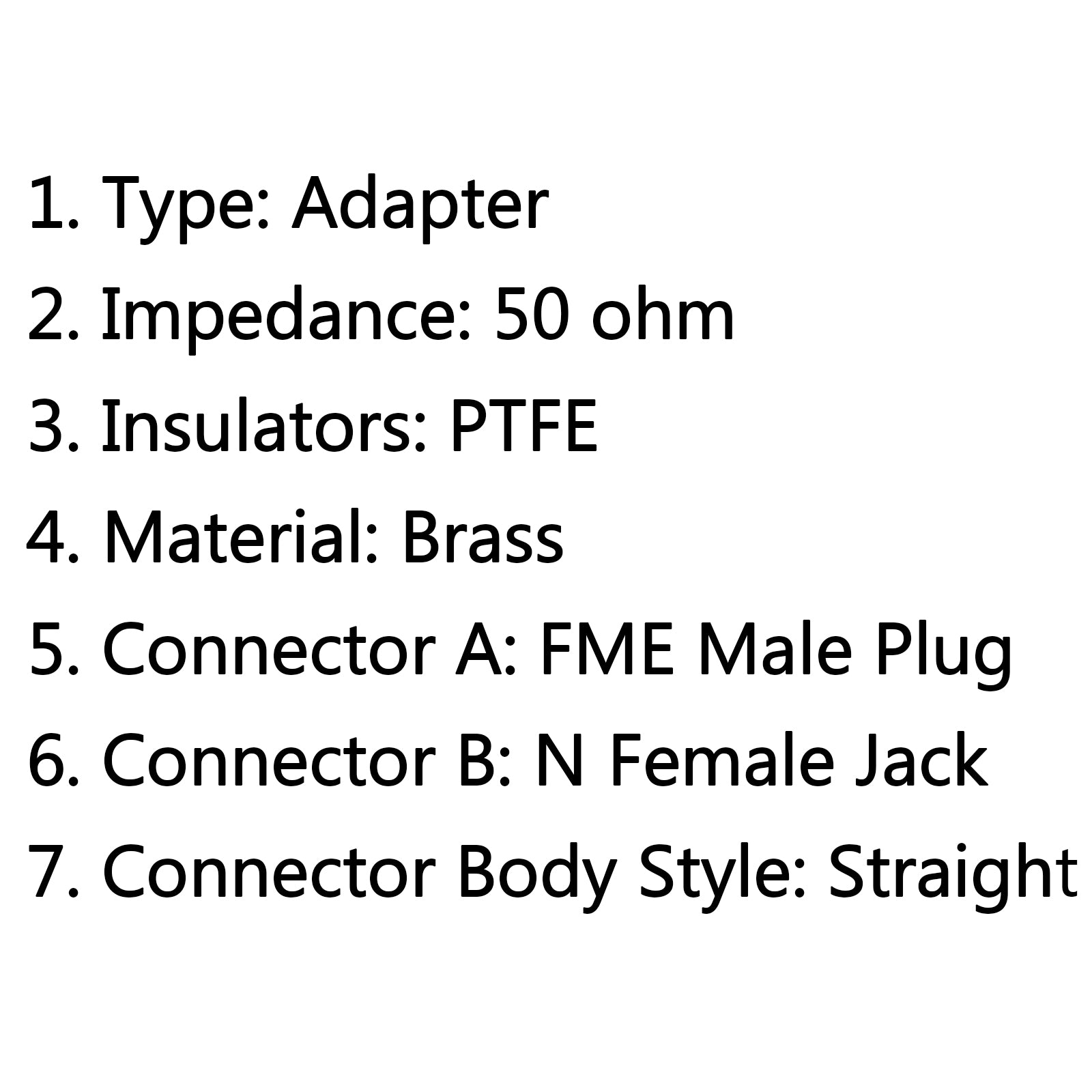 10pcs FME Male to N Female RF Coaxial Connector Adapter - Weatherproof Coax Cable Converter for Ham Radio, Antenna, CCTV & Automotive GPS Installations