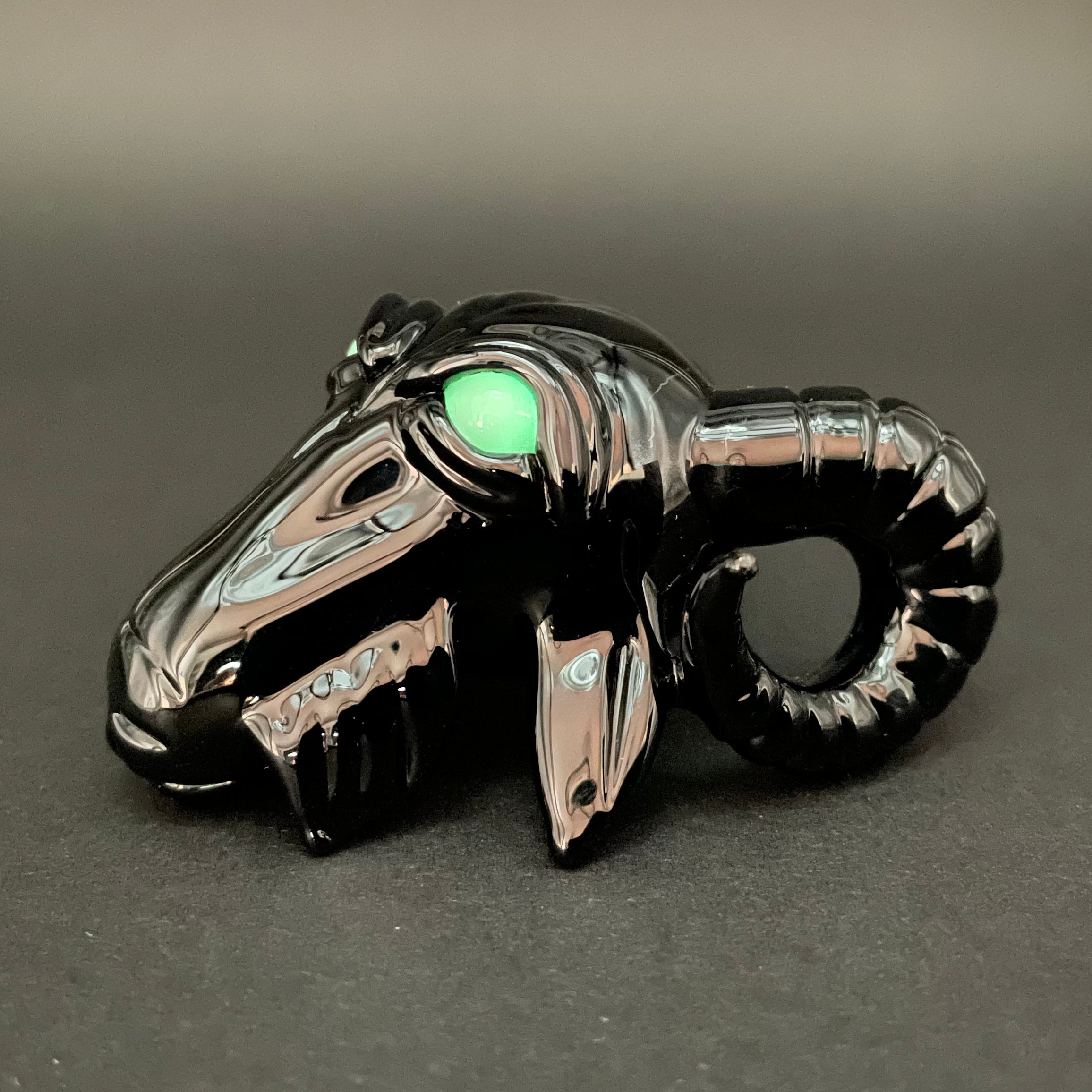 Black Philip Pendant Necklace - Gothic Horror Movie Inspired Jewelry for Fans of The Witch & Occult Fashion | Perfect for Halloween Costumes, Cosplay & Dark Aesthetic Outfits