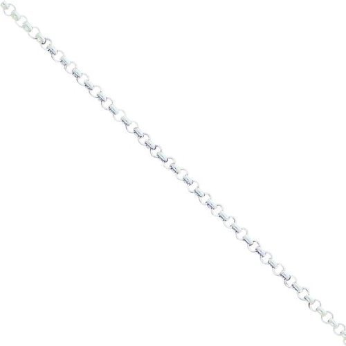 FindingKing Sterling Silver Rolo Chain Necklace 16