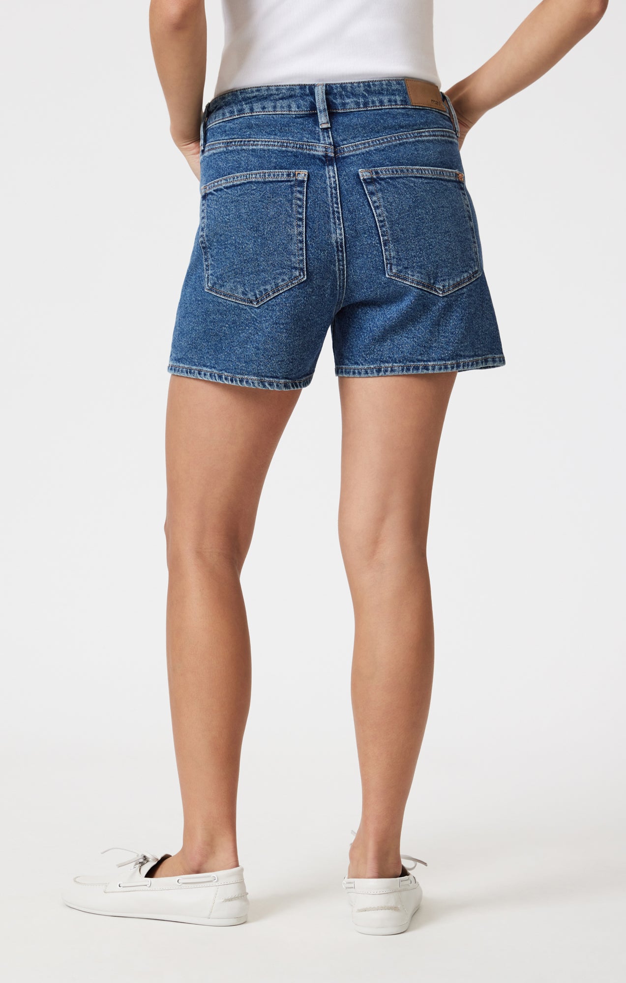 Vintage 90's Heidi Dark Shaded High Waisted Denim Shorts for Women - Retro Fashion, Casual Wear & Summer Outfits