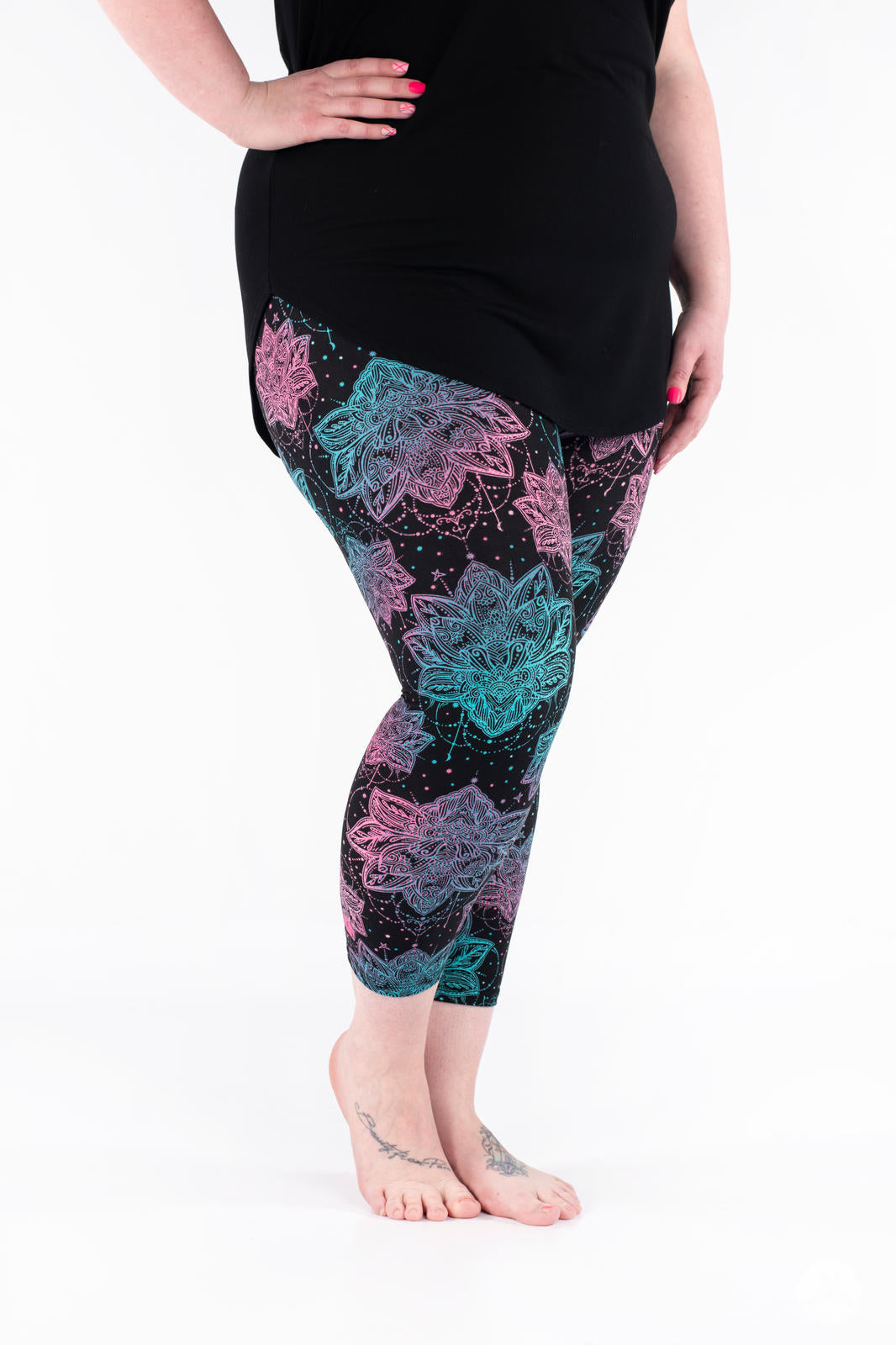 Everafter Printed Leggings for Women - High Waist Yoga Pants with Stretchy Comfort - Perfect for Workouts, Running & Casual Wear